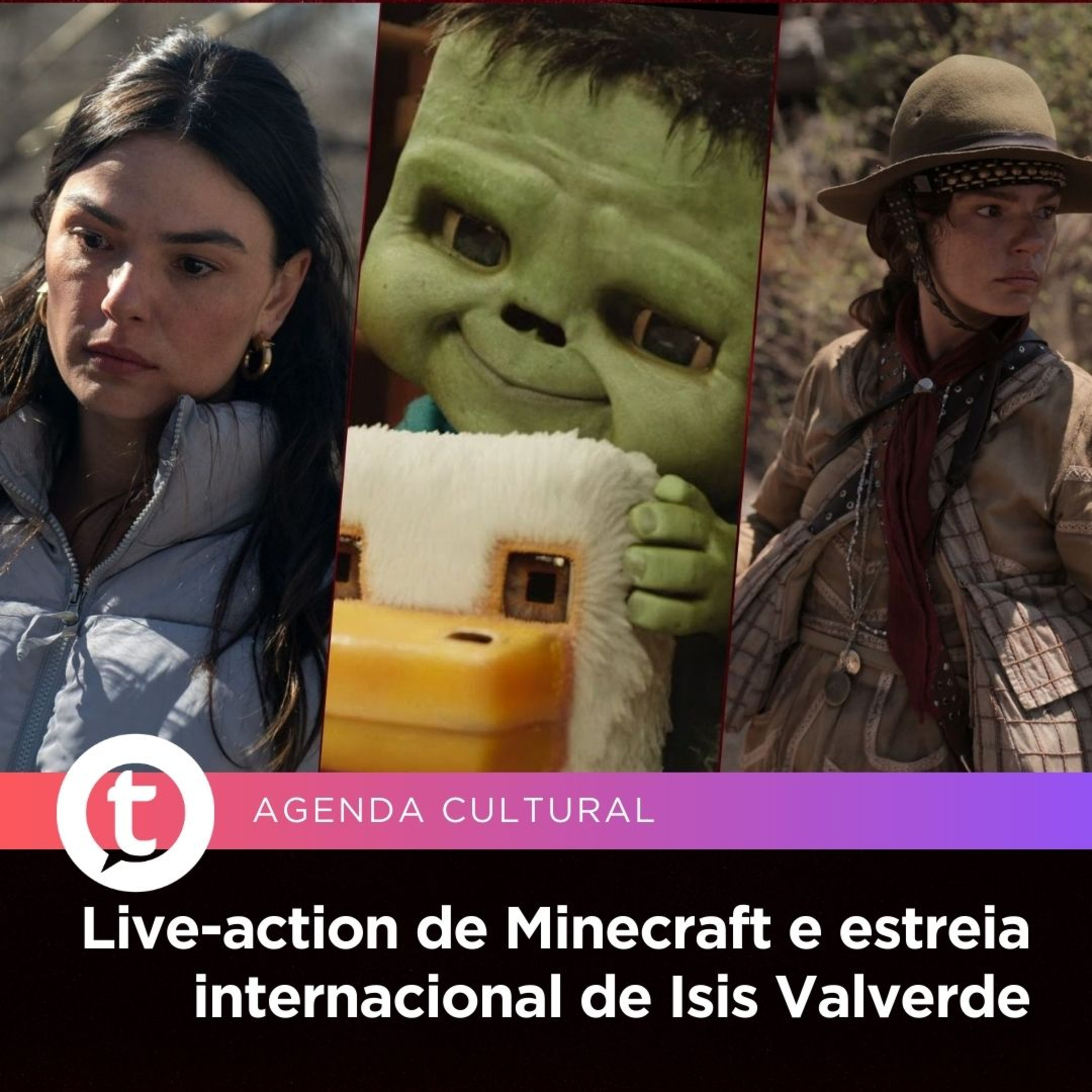 Live-action de Minecraft e estreia internacional de Isis Valverde | Agenda Cultural episode artwork
