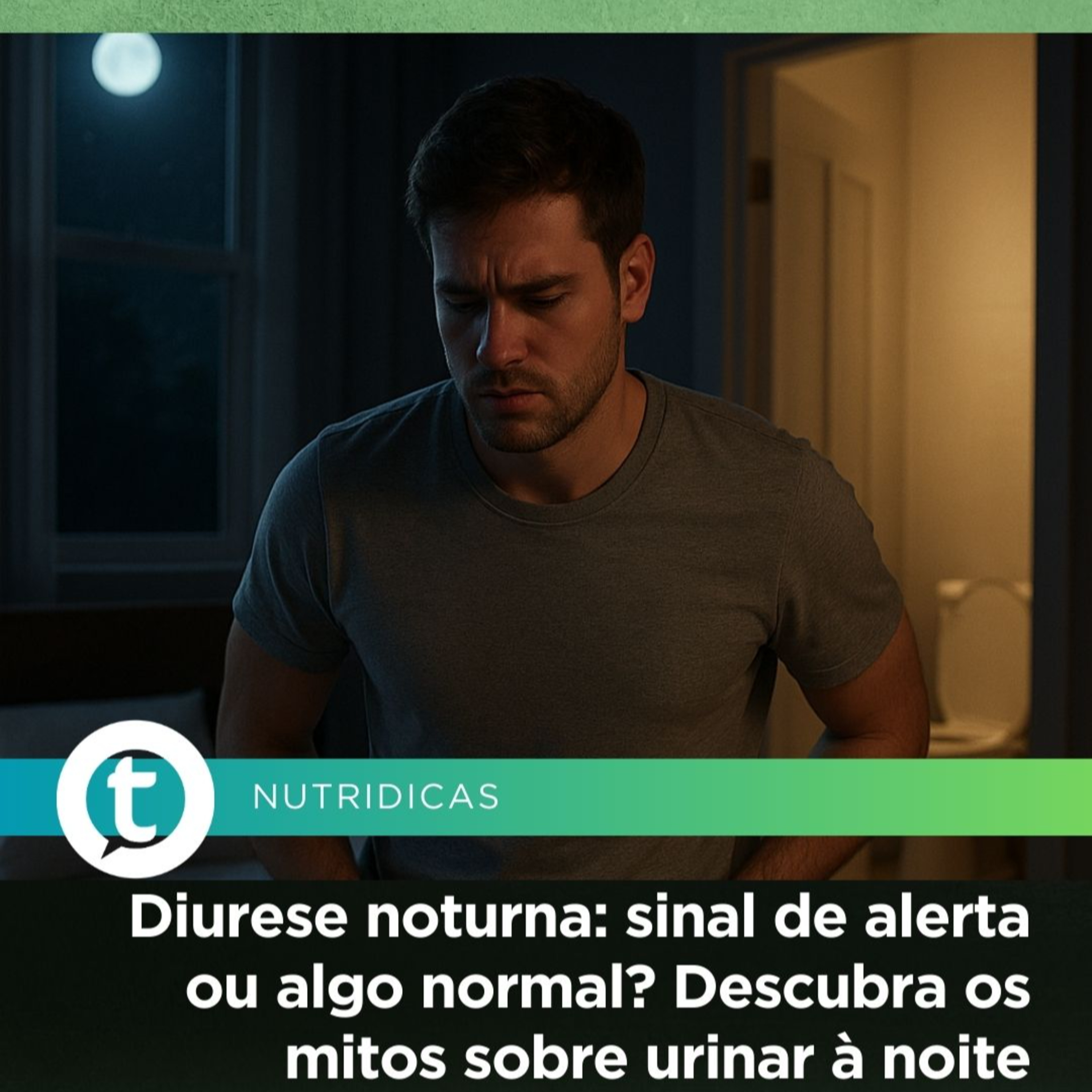 Diurese noturna: sinal de alerta ou algo normal? Descubra os mitos sobre urinar à noite | Nutridicas #66 episode artwork