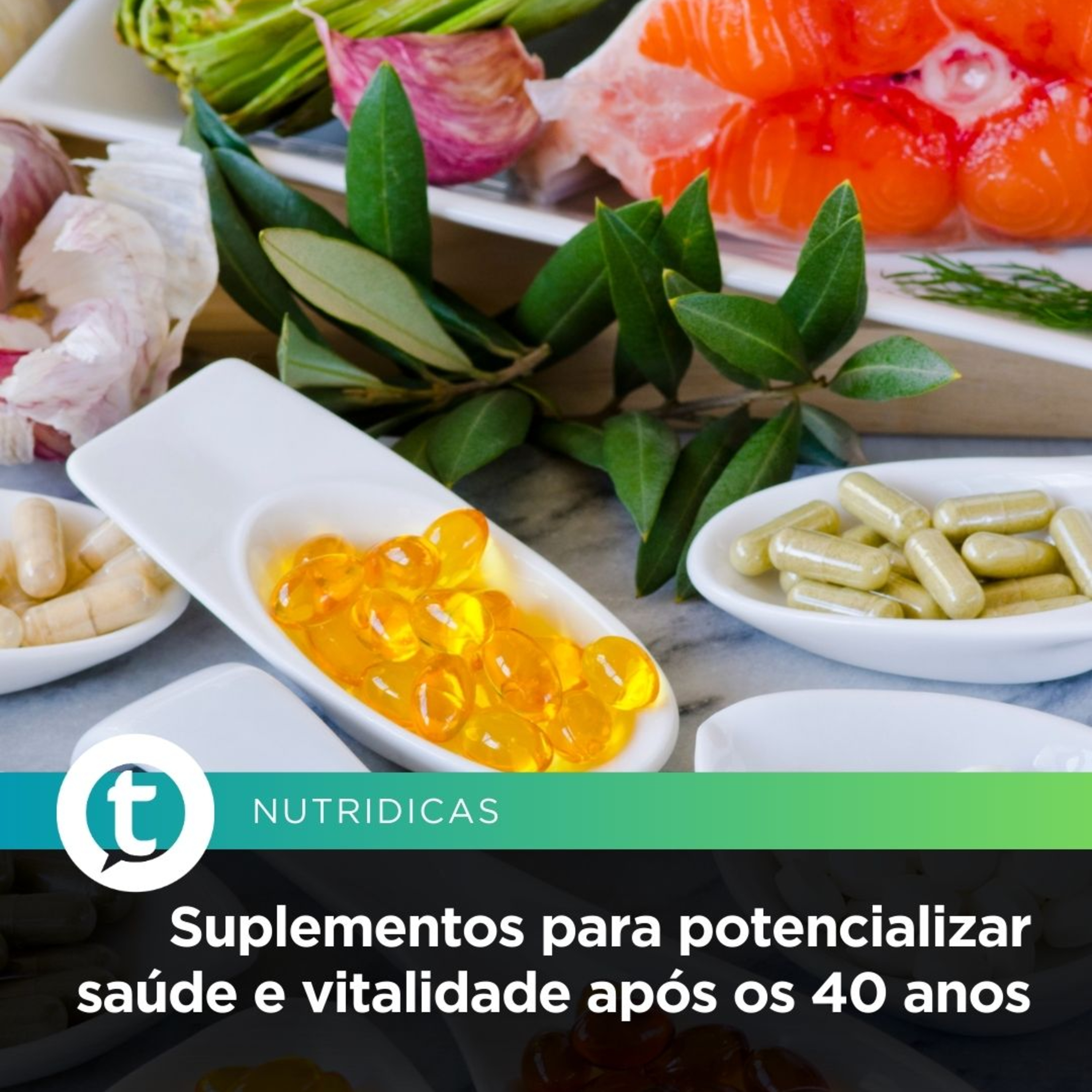 Suplementos para potencializar saúde e vitalidade após os 40 anos | Nutridicas #67 episode artwork