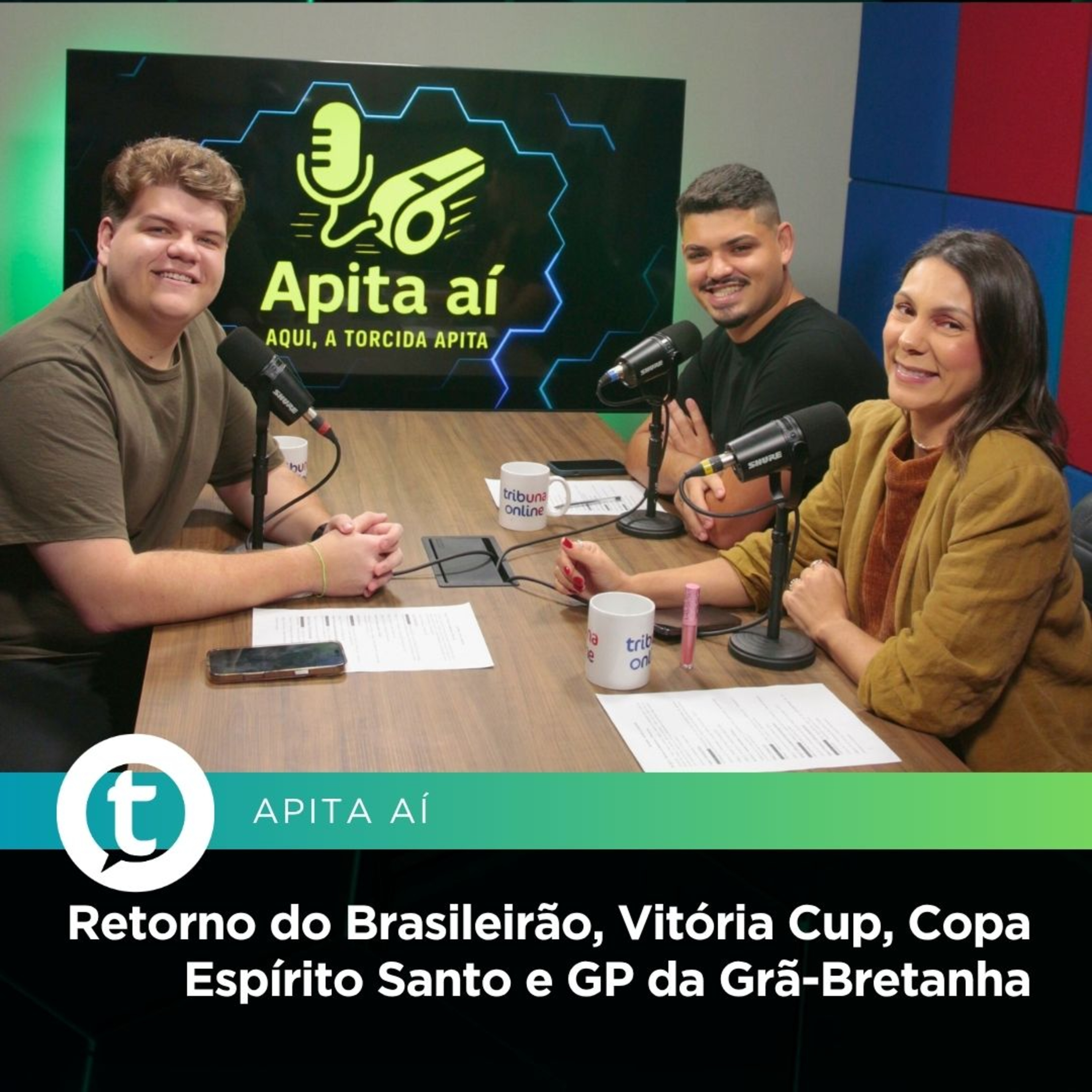 Retorno do Brasileirão, Vitória Cup, Copa Espírito Santo e GP da Grã-Bretanha | Apita Aí #08 episode artwork