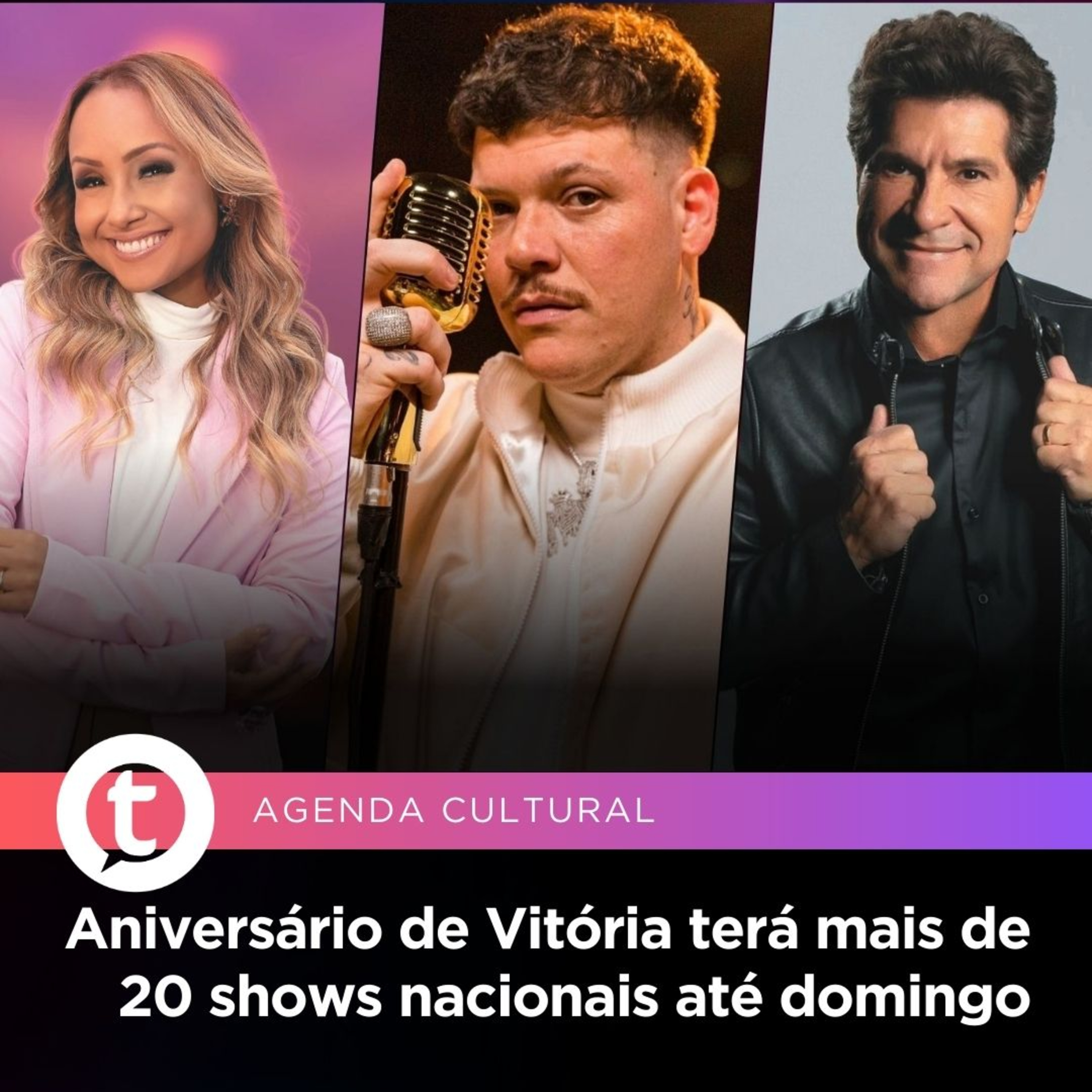 Aniversário de Vitória: Mais de 20 shows nacionais até domingo | Agenda Cultural episode artwork