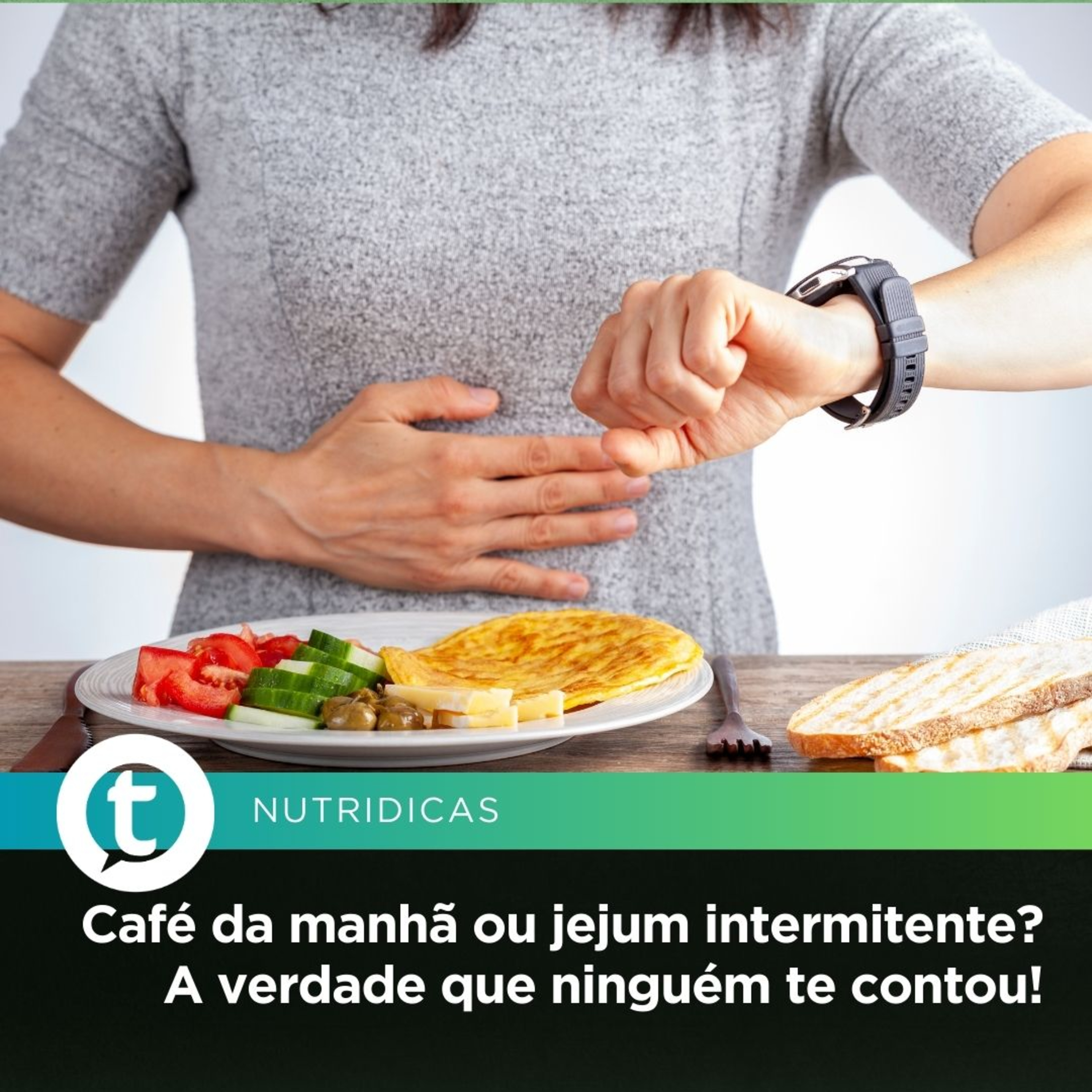 Café da manhã ou jejum intermitente? A verdade que ninguém te contou! | Nutridicas #77 episode artwork