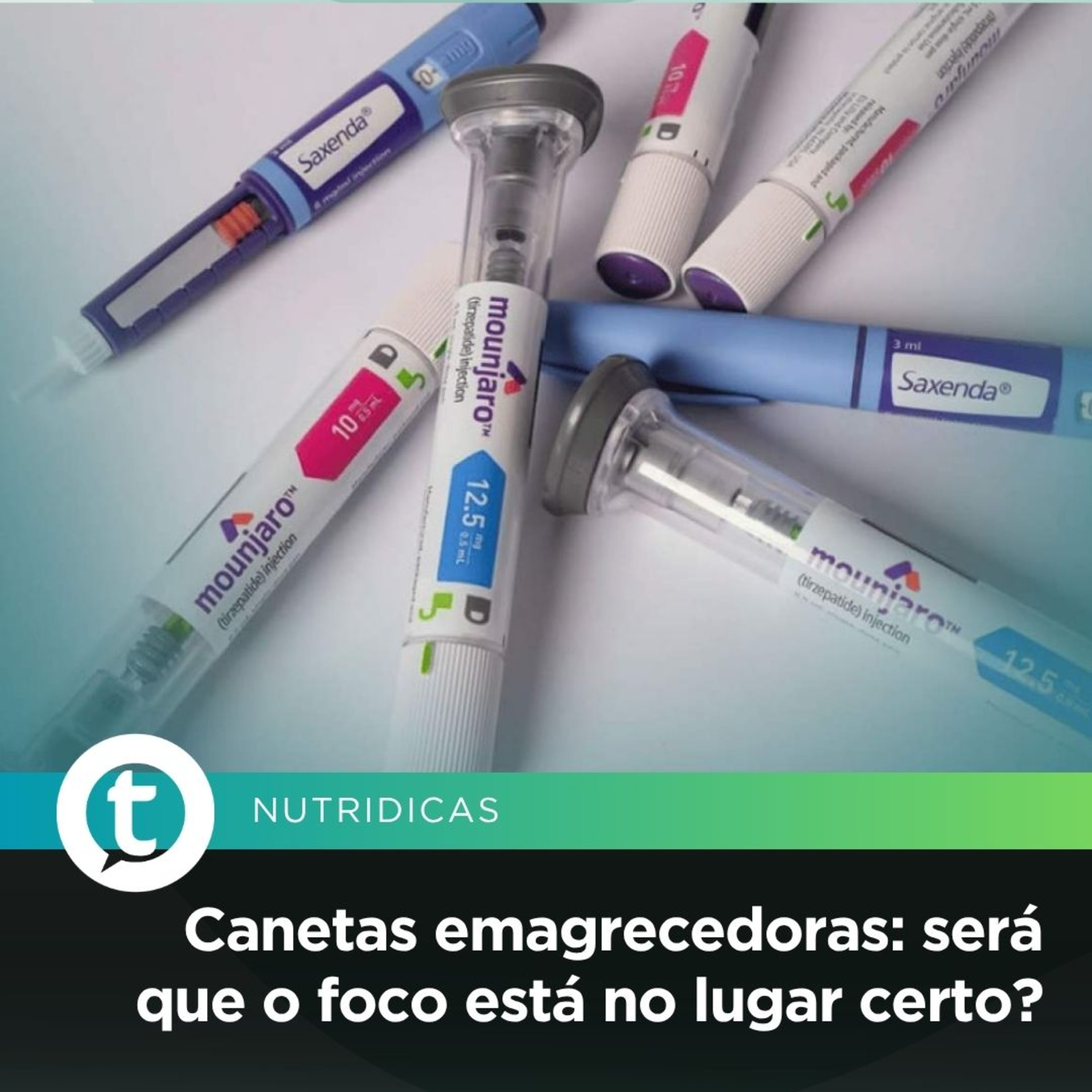 Canetas emagrecedoras: será que o foco está no lugar certo? | Nutridicas #84 episode artwork