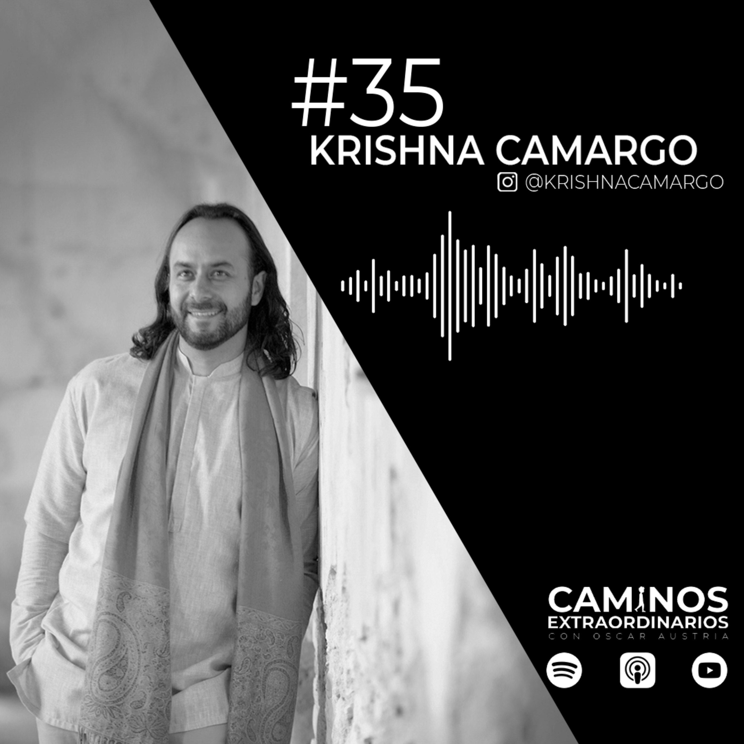 Krishna Camargo. Hoy hablamos de descubrir nuestra esencia, de desarrollo de conciencia y equilibrio de cuerpo, mente y espíritu.