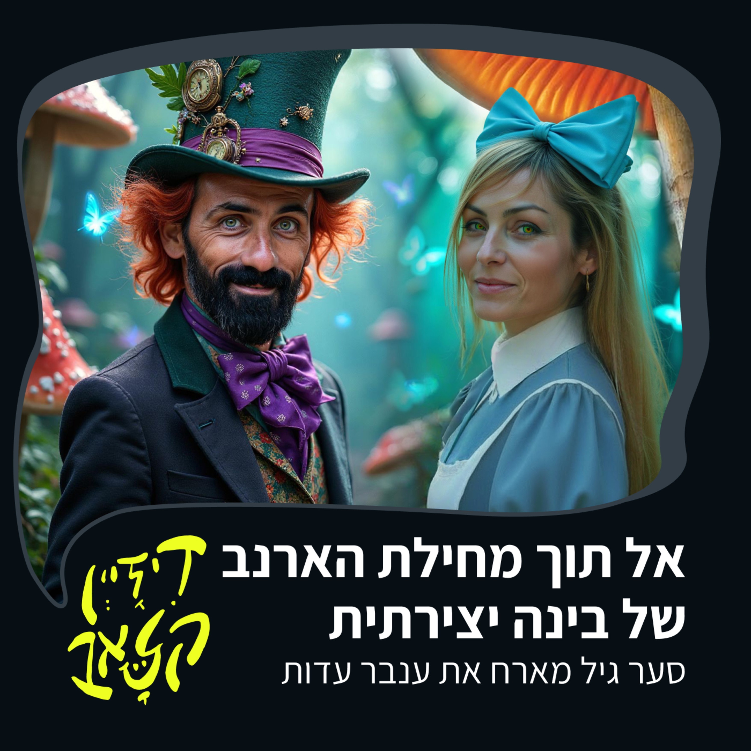 פרק 47 - אל תוך מחילת הארנב של בינה יצירתית - סער גיל מארח את ענבר עדות episode artwork