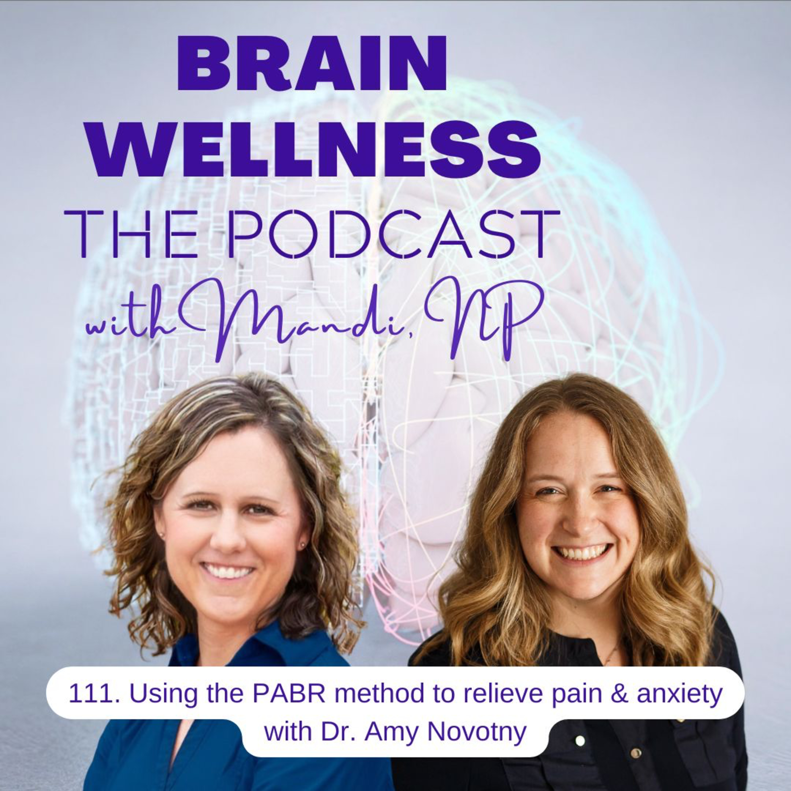 111. Using the PABR method to relieve pain & anxiety with Dr. Amy Novotny episode artwork