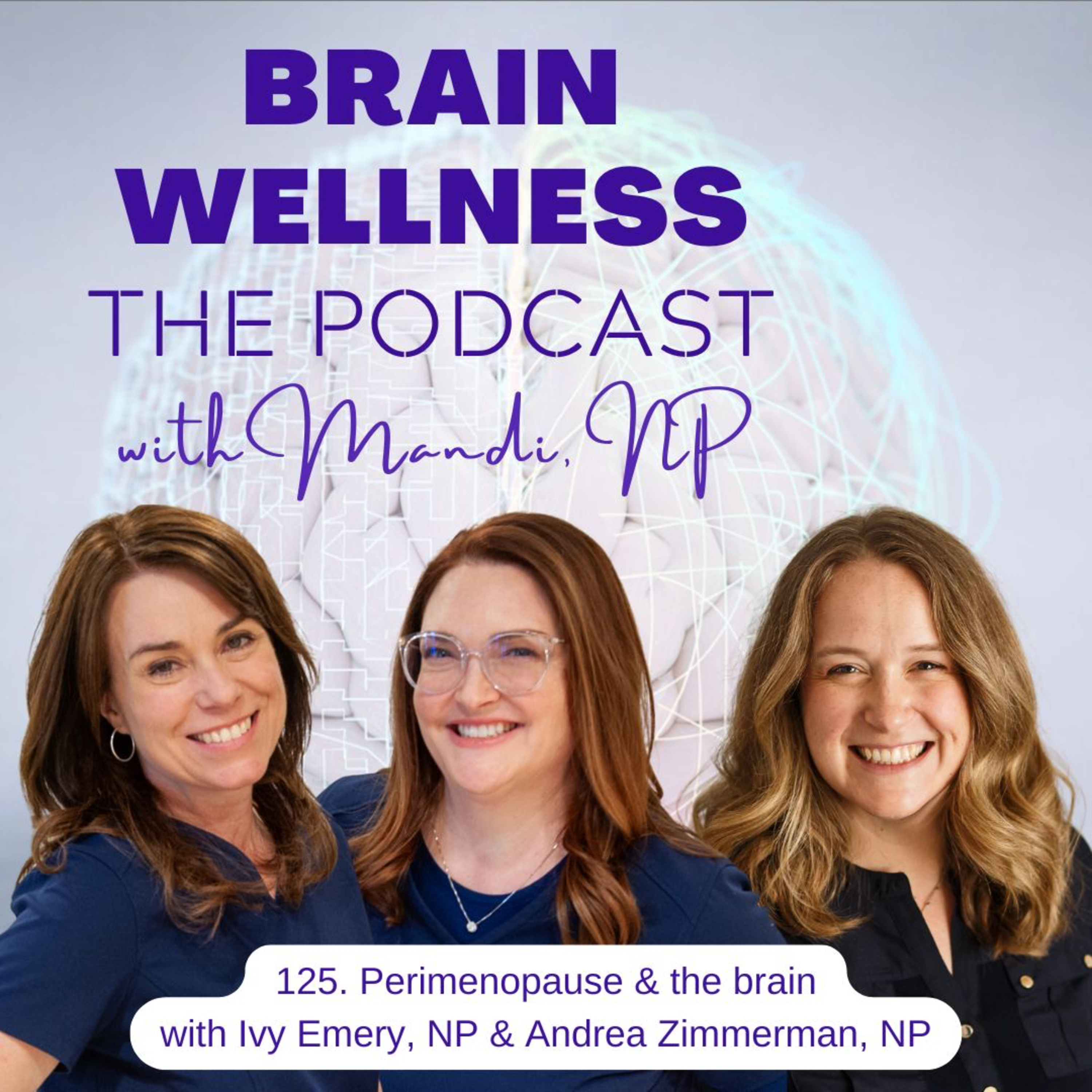 125. Perimenopause & the brain with Ivy Emery, NP & Andrea Zimmerman, NP episode artwork