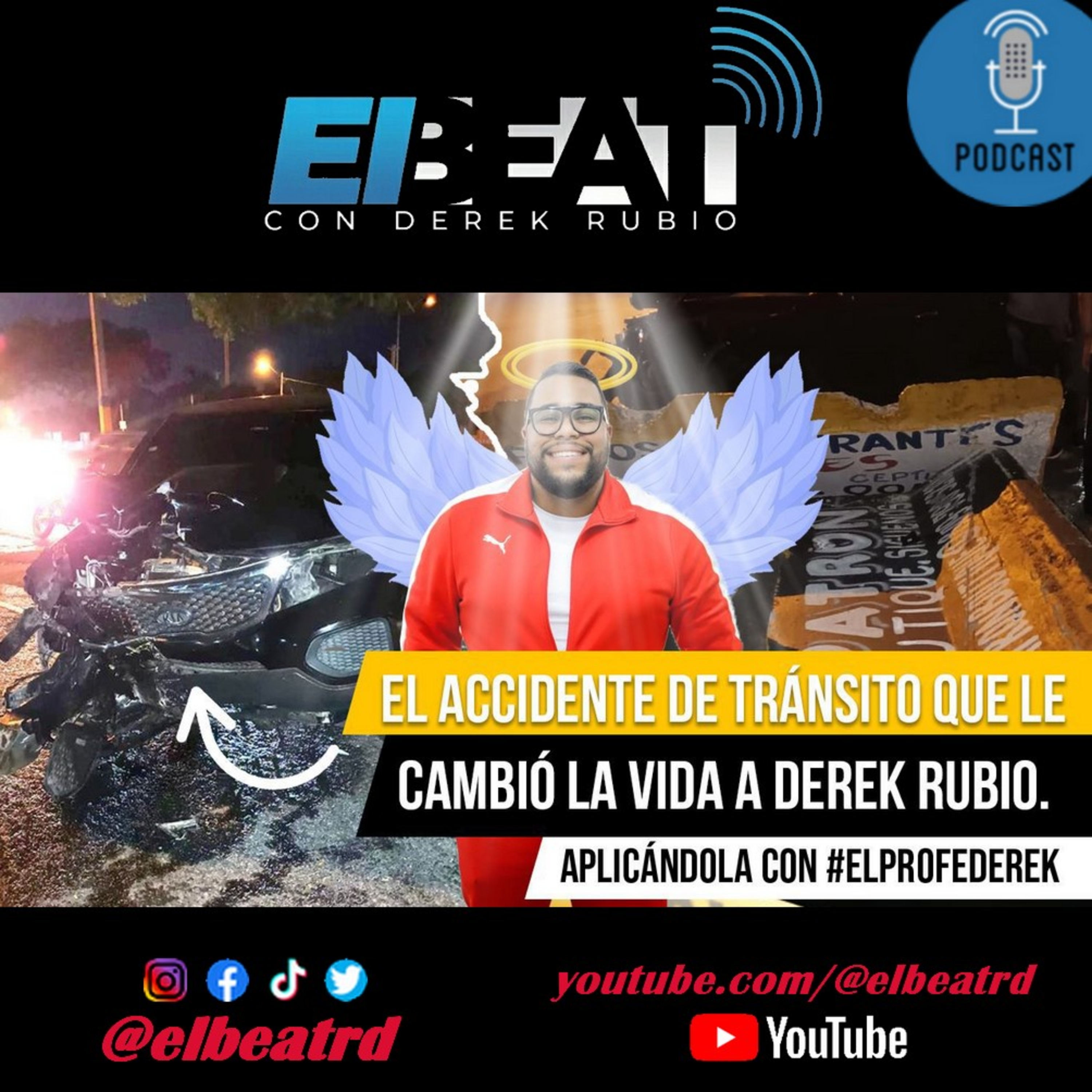  El accidente de tránsito que le cambió la vida a Derek Rubio. Aplicándola con #ElProfeDerek episode artwork
