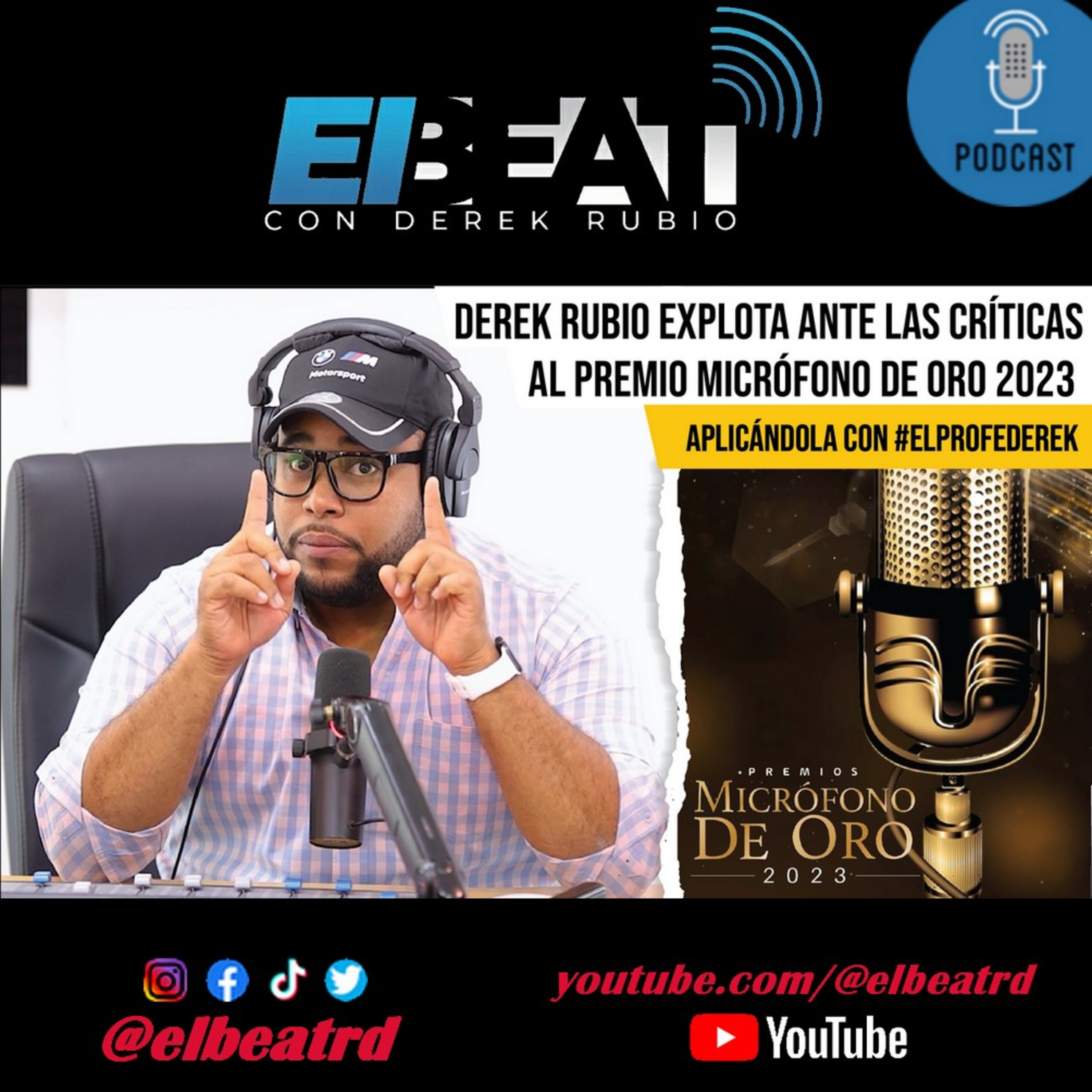 Derek Rubio explota ante las críticas al Premio Micrófono de Otro 2023. Aplicándola con #ElProfeDerek episode artwork
