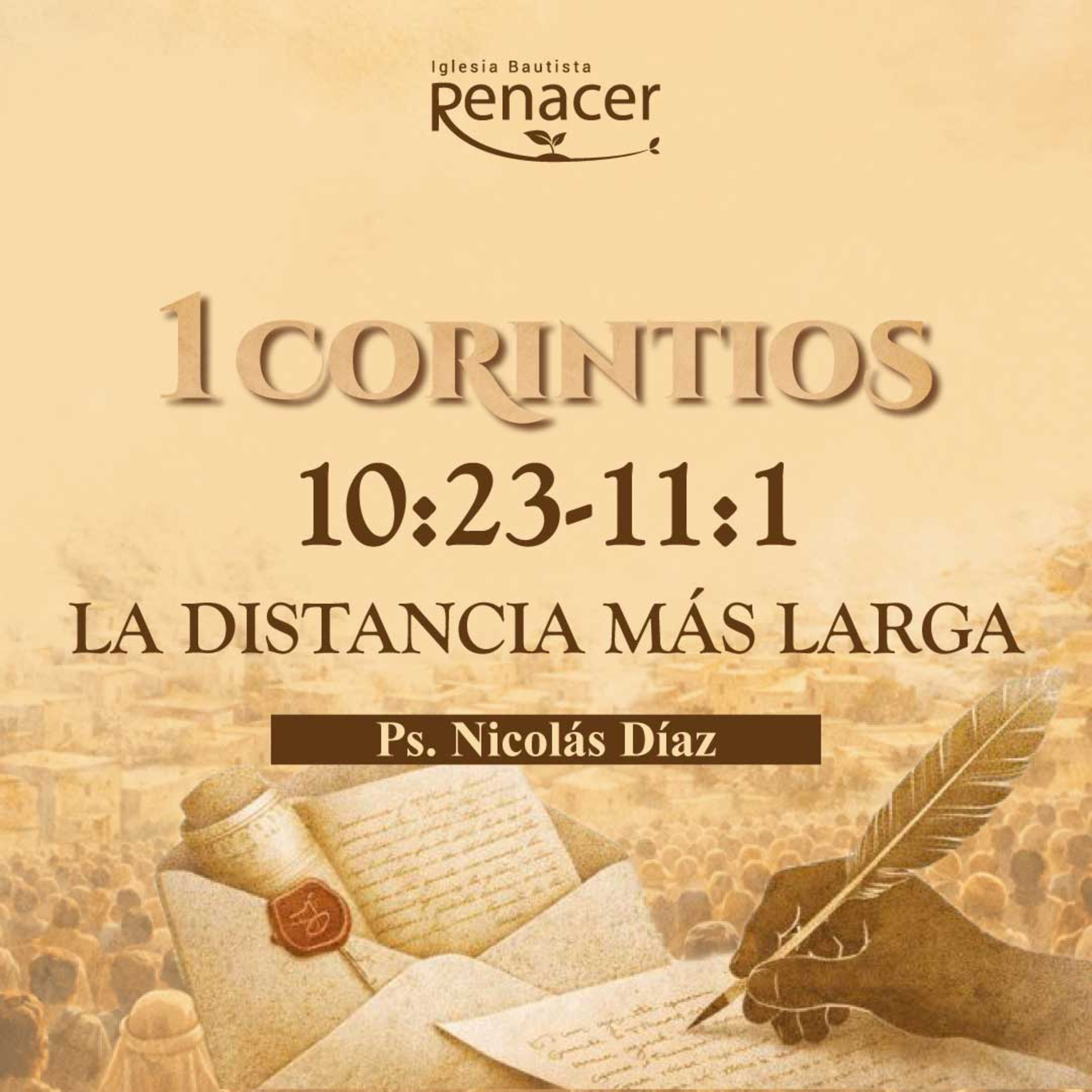 La distancia más larga | 1 Corintios 10:23-11:1 | Ps. Nicolás Díaz episode artwork