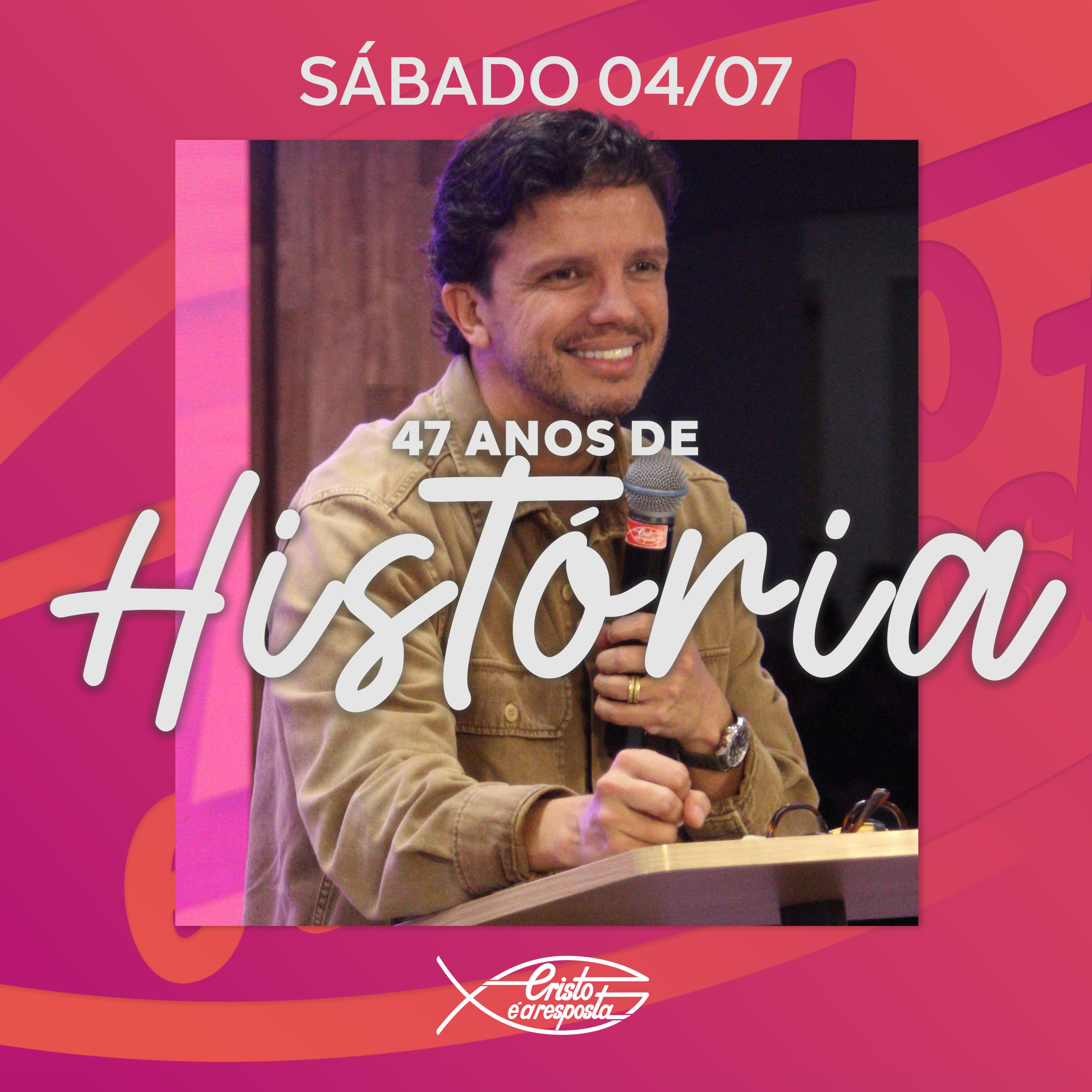 #03 - Eliminando o que tira nossa afeição por Jesus - Pr. Fred FIgueiredo | Aniversário de 47 anos de Cristo é a Resposta(04/07)