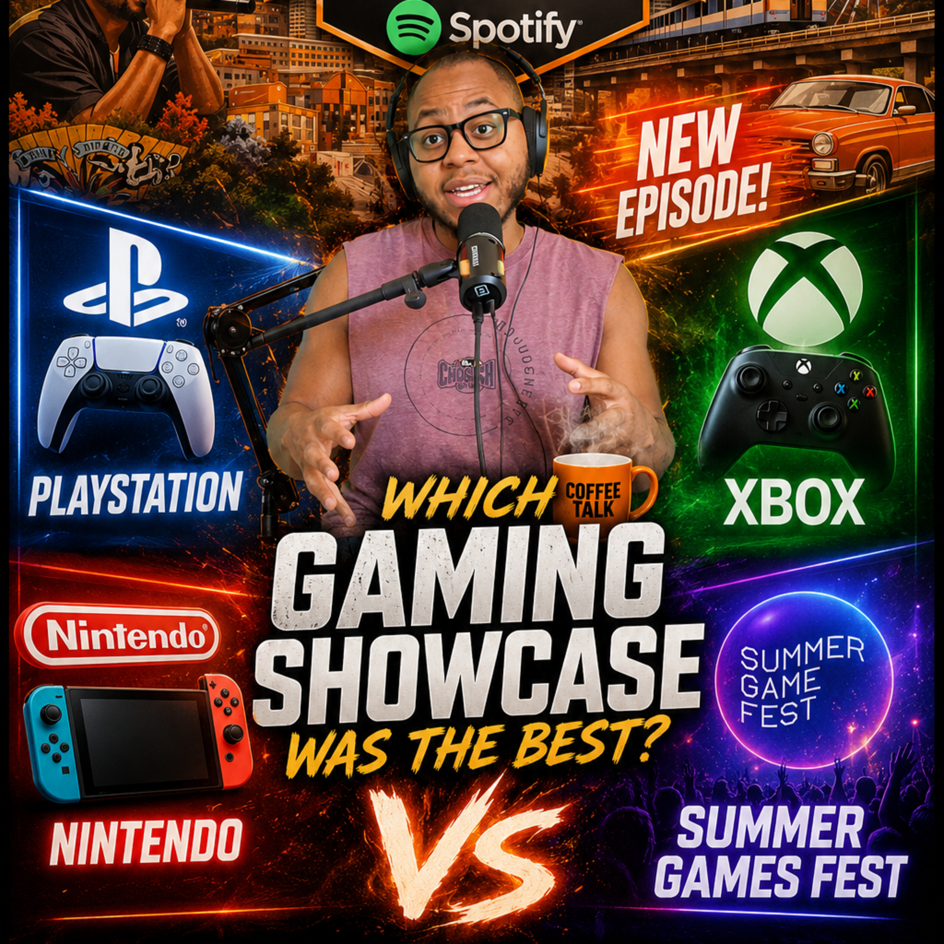 Coffee Talk Presented By Spotify—"Which Gaming Showcase Was The Best?" episode artwork