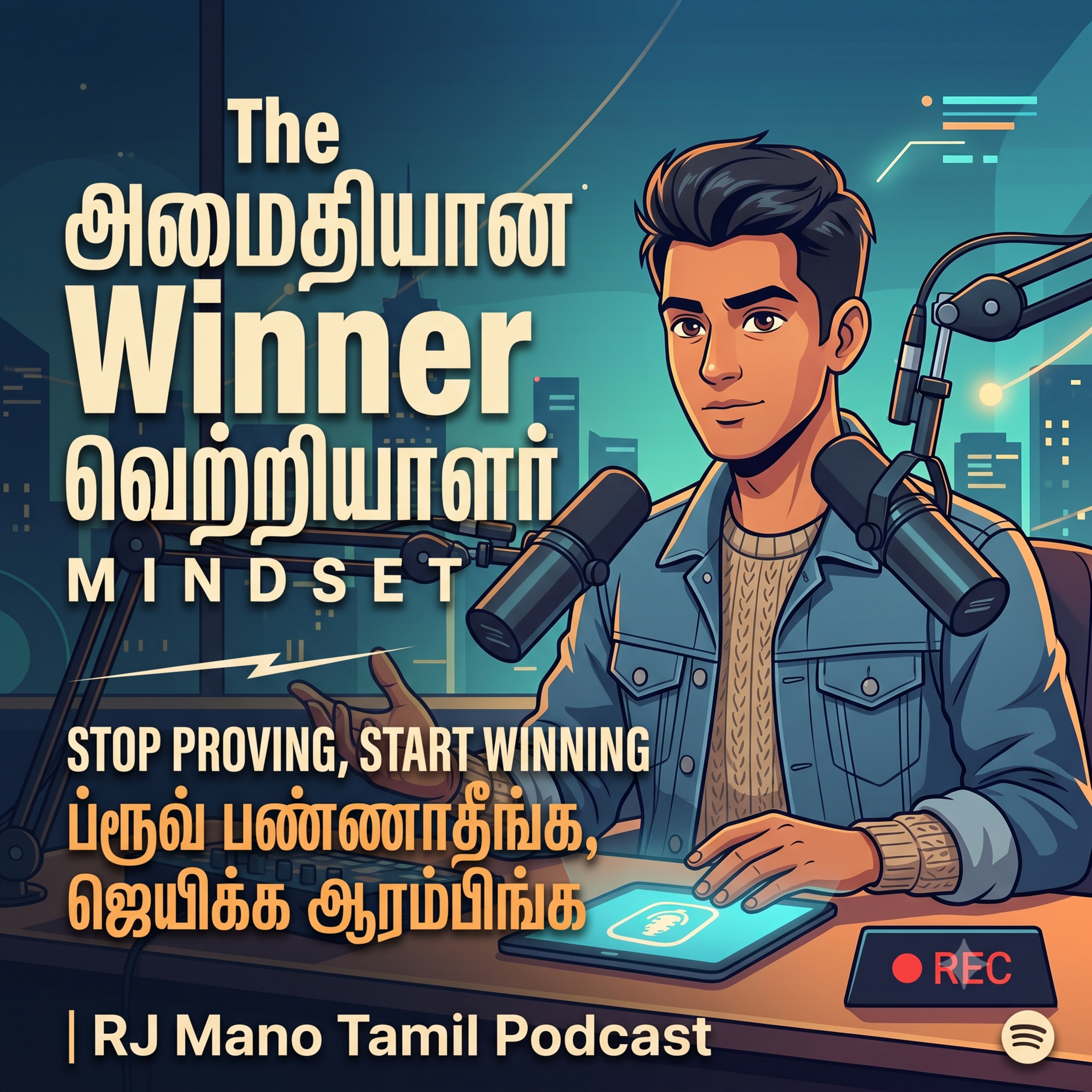 The Silent Winner Mindset: Stop Proving, Start Winning | RJ Mano Tamil Podcast episode artwork