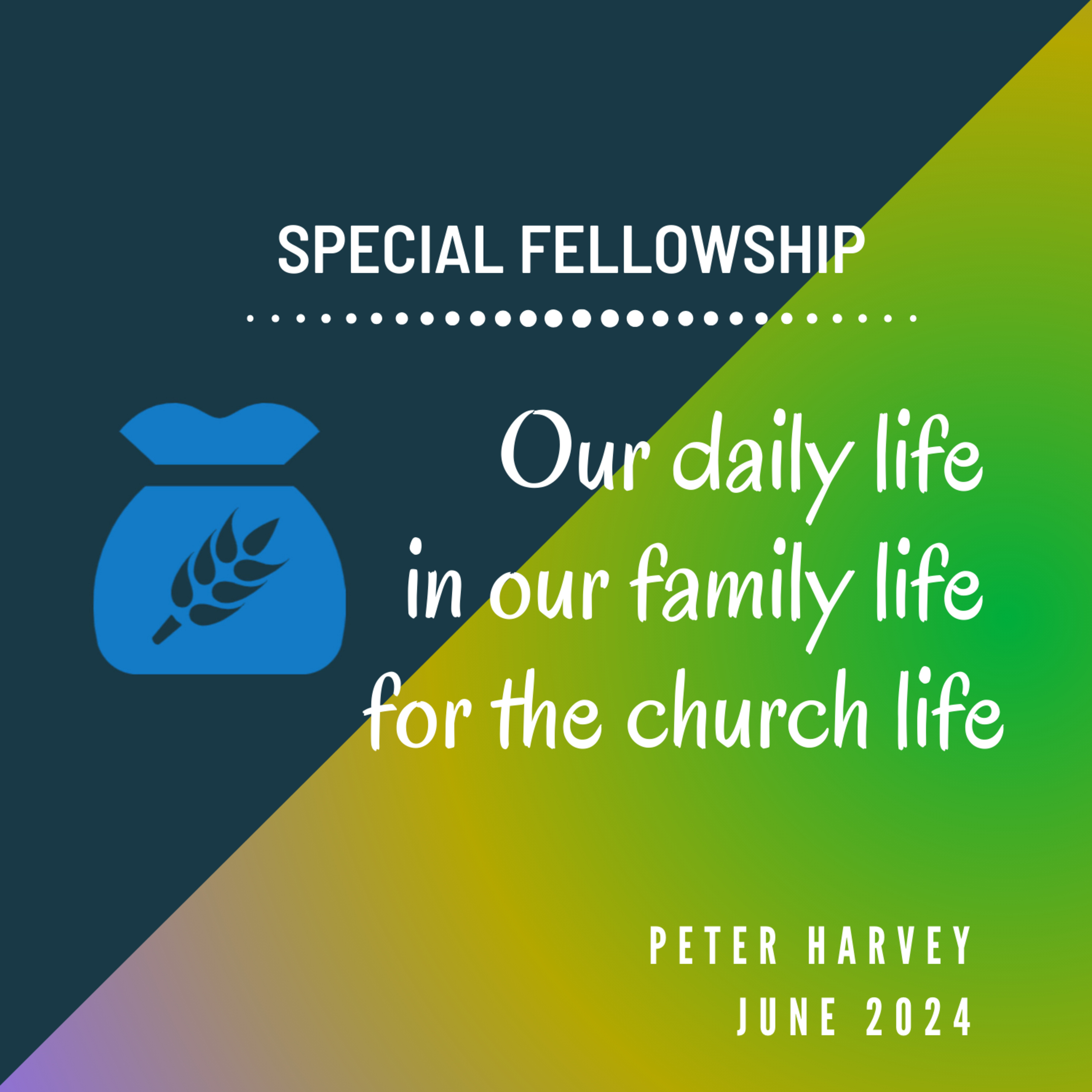 (01)Fellowship - Children Being Prepared