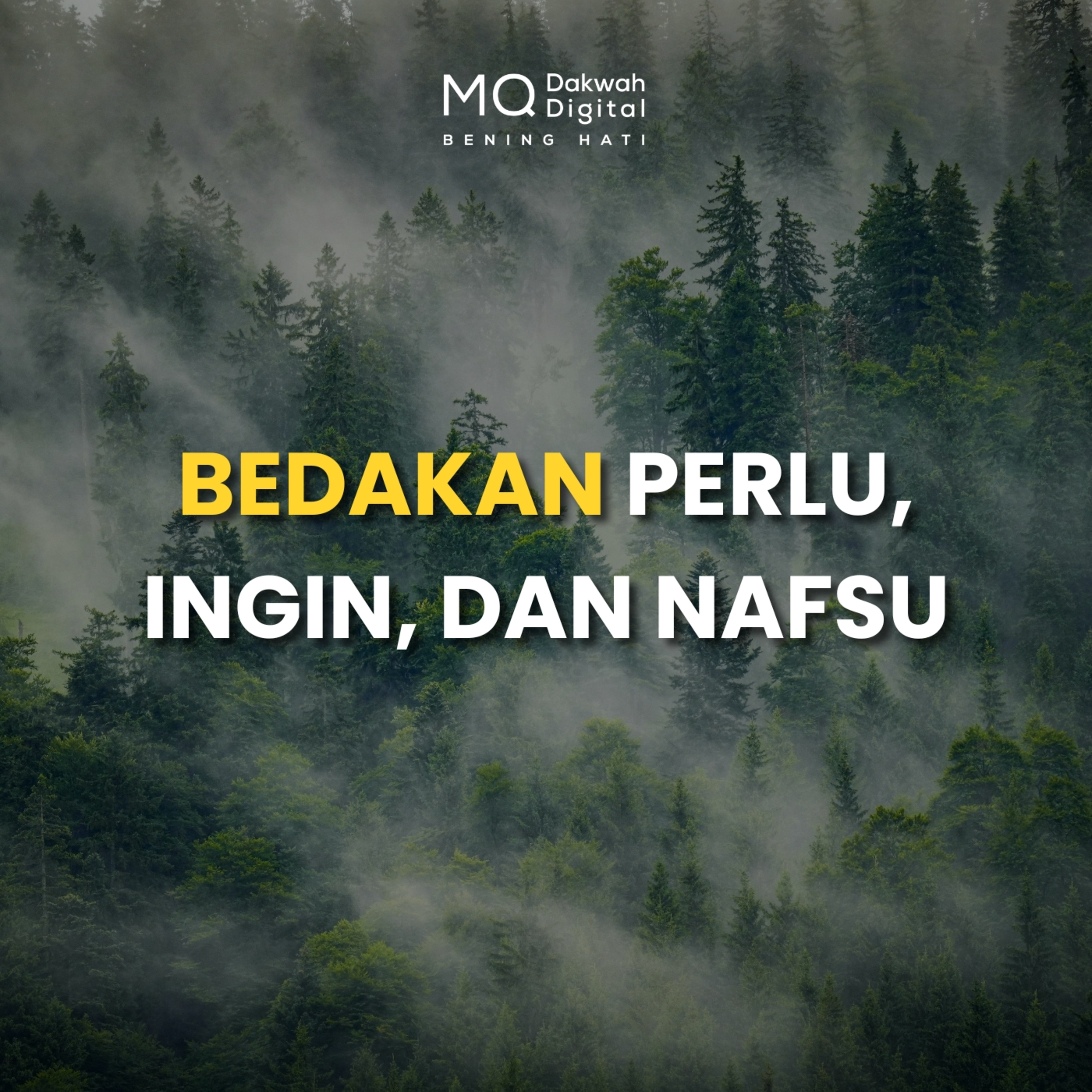 Bedakan Perlu, Ingin, dan Nafsu Sebelum Hidupmu Dikendalikan