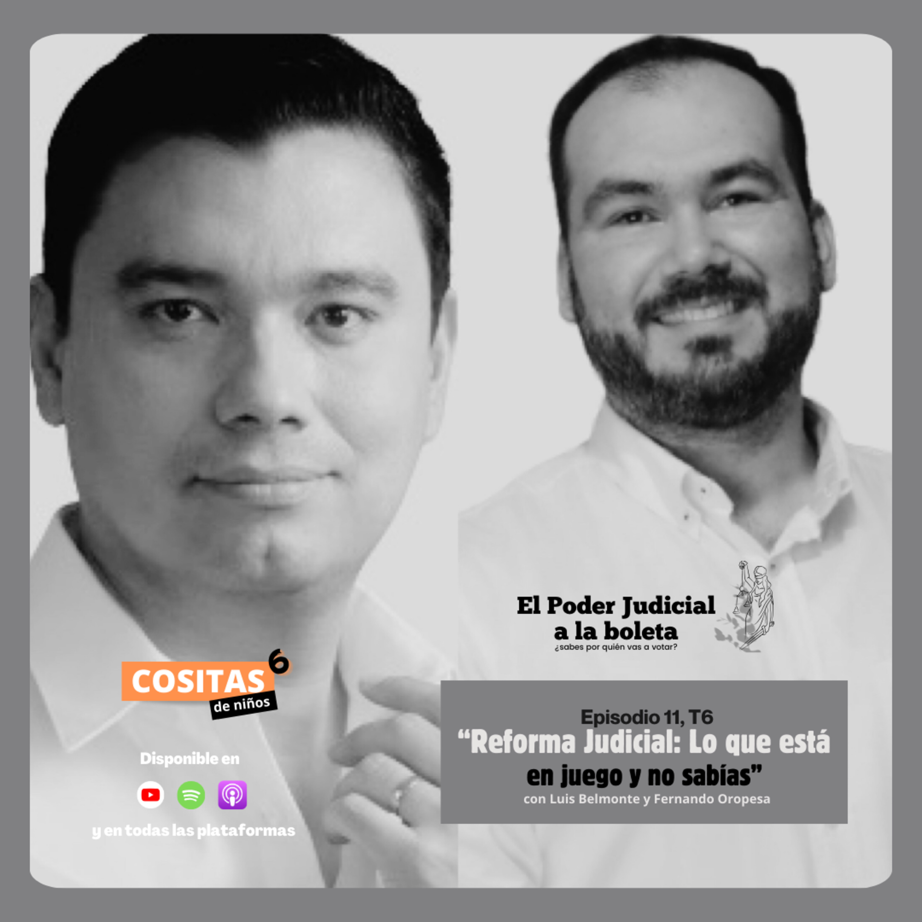 Episodio 11, T6:“Reforma Judicial: Lo que está en juego y no sabías" con Fernando Oropesa y Luis Belmonte episode artwork