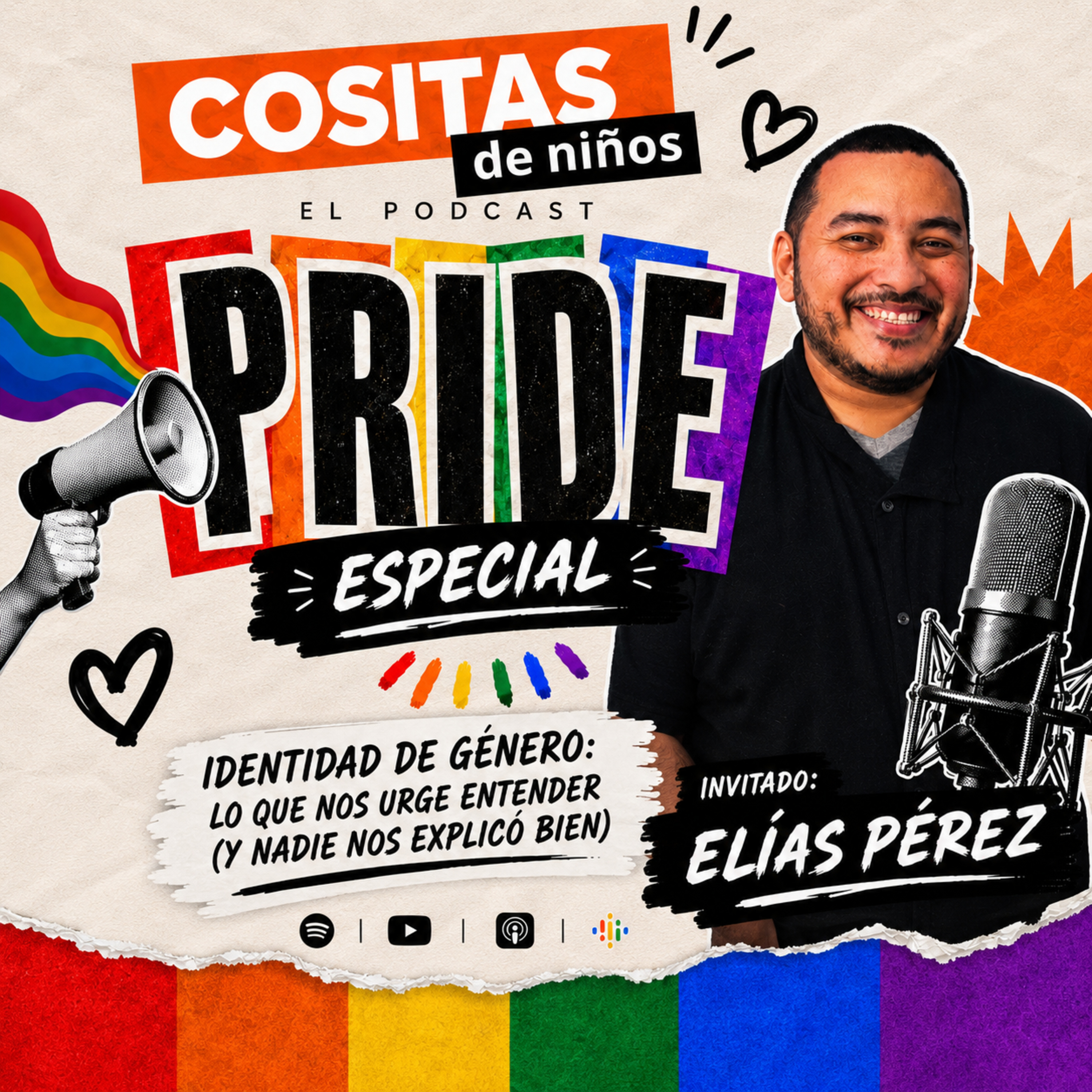 Episodio 13, T7: "Identidad de género:Lo que nos urge entender (y nadie nos explicó bien)" con Elías Pérez episode artwork