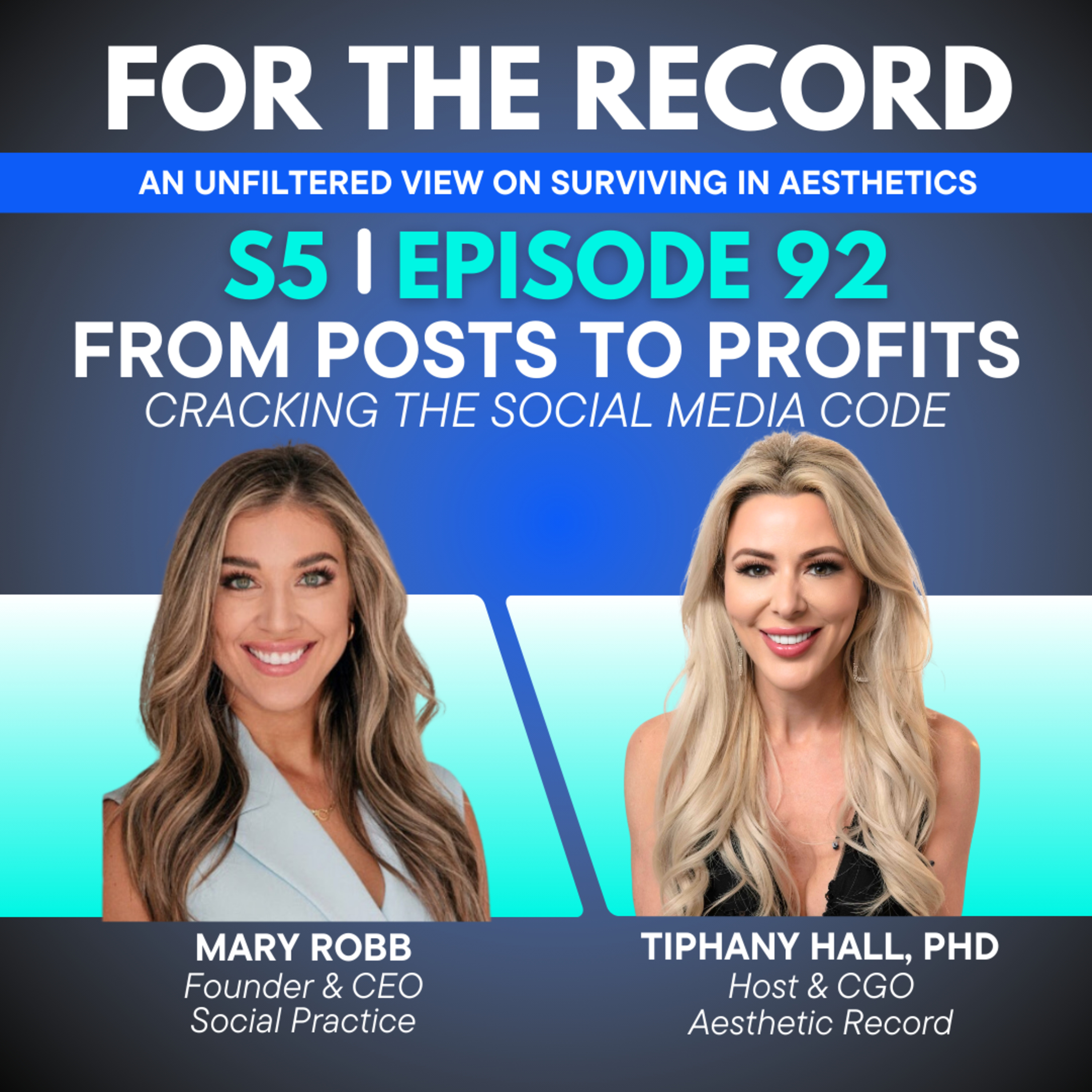 Episode 92: From Posts to Profits: Cracking the Social Media Code with Mary Robb episode artwork