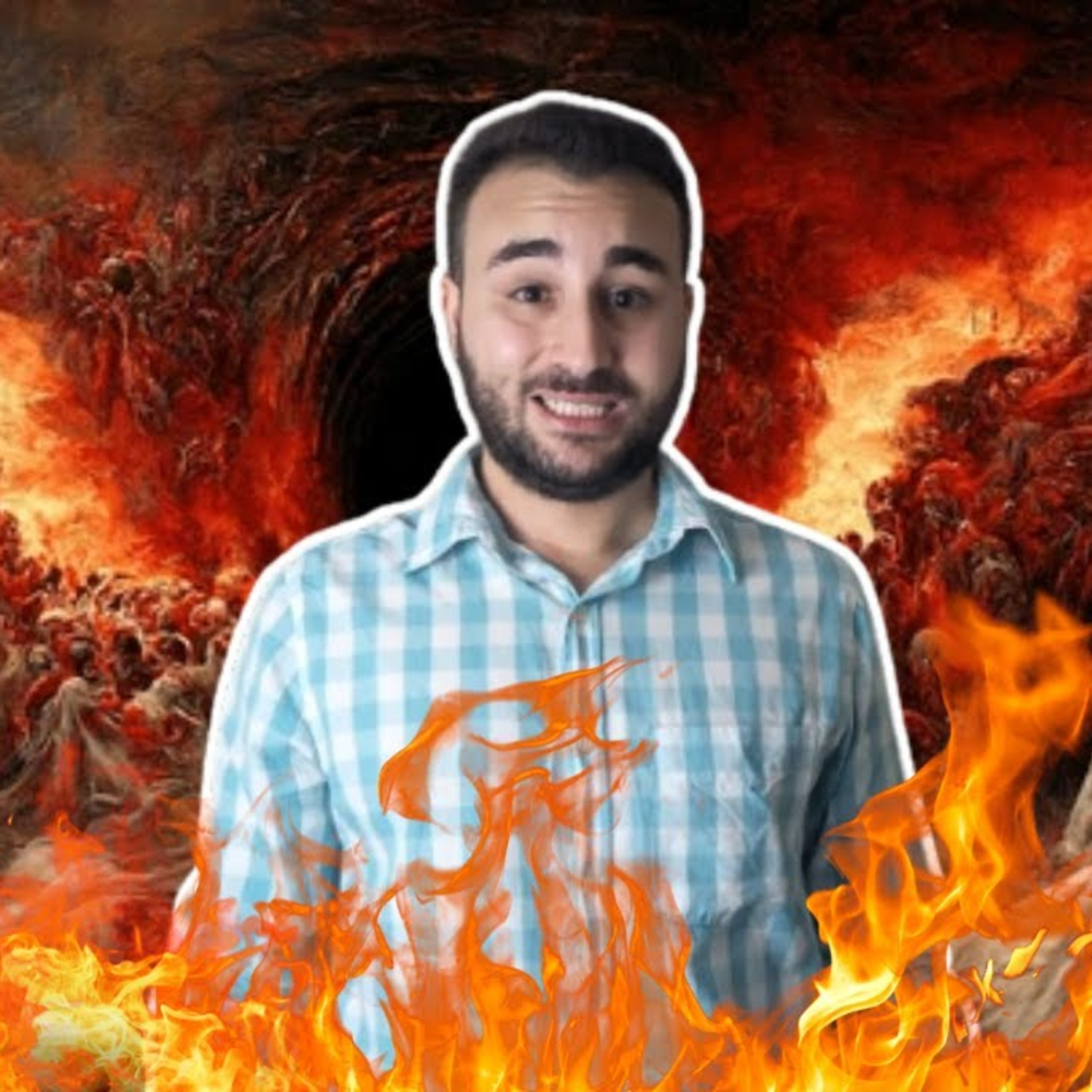 Deus bom é compatível com a existência do inferno? | React ao ateu militante Matheus Benites episode artwork