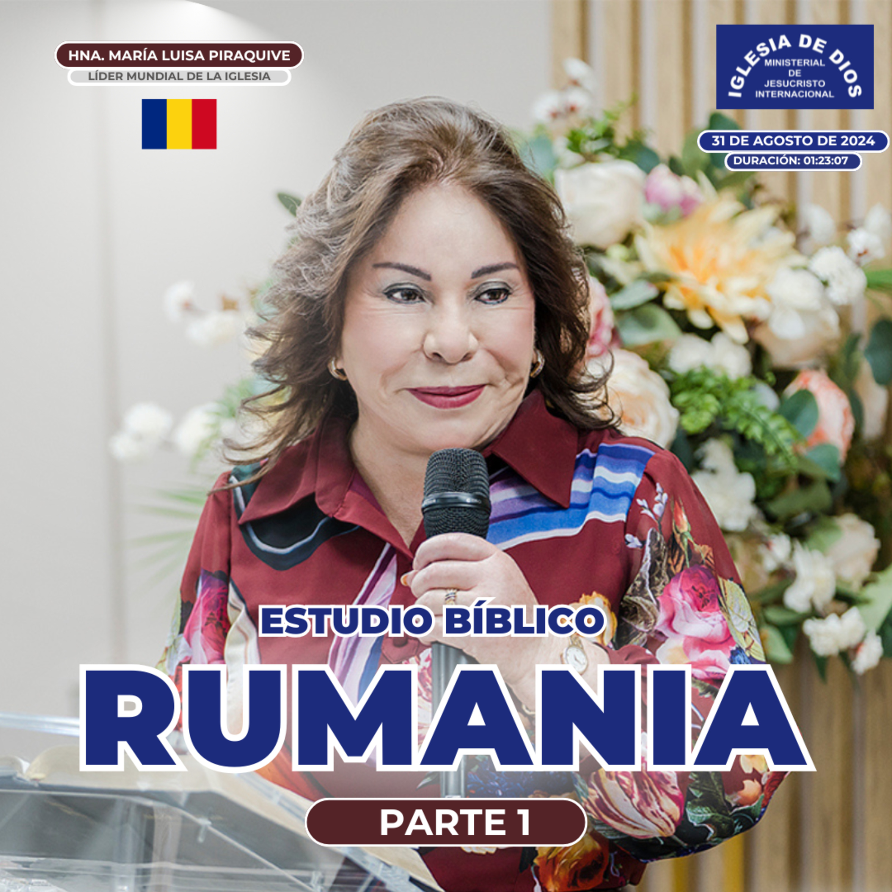 Deuteronomio 8 – Parte 1 – Hna. María Luisa Piraquive – Bucarest, Rumanía, 31 ago 2024