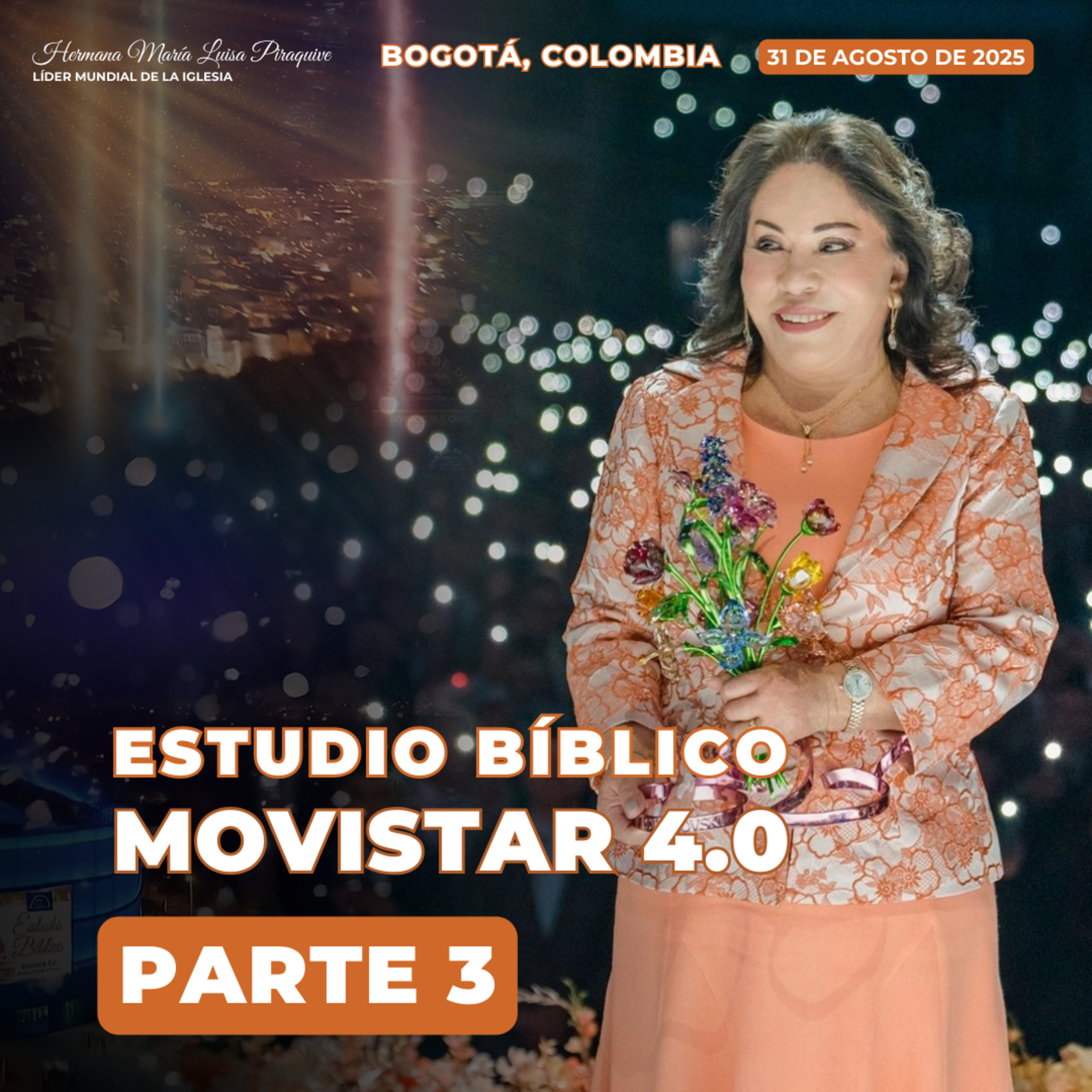 Estudio Bíblico: Movistar 4.0 (Parte 3) Hna. María Luisa Piraquive #IDMJI 31 agosto 2025 - 636 episode artwork