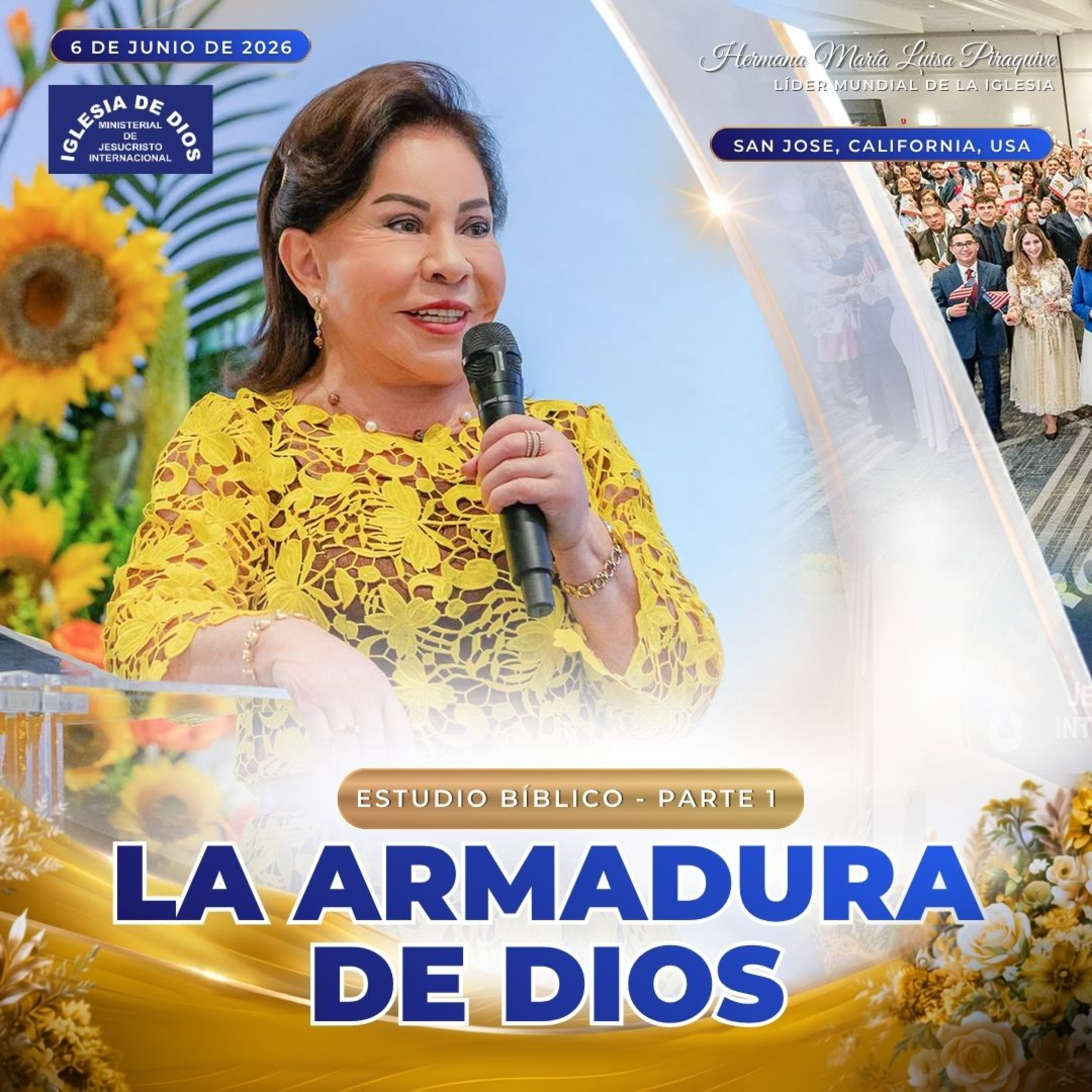 La Armadura de Dios – Hna. María Luisa Piraquive, San Jose, California USA – 6 de junio, 2026