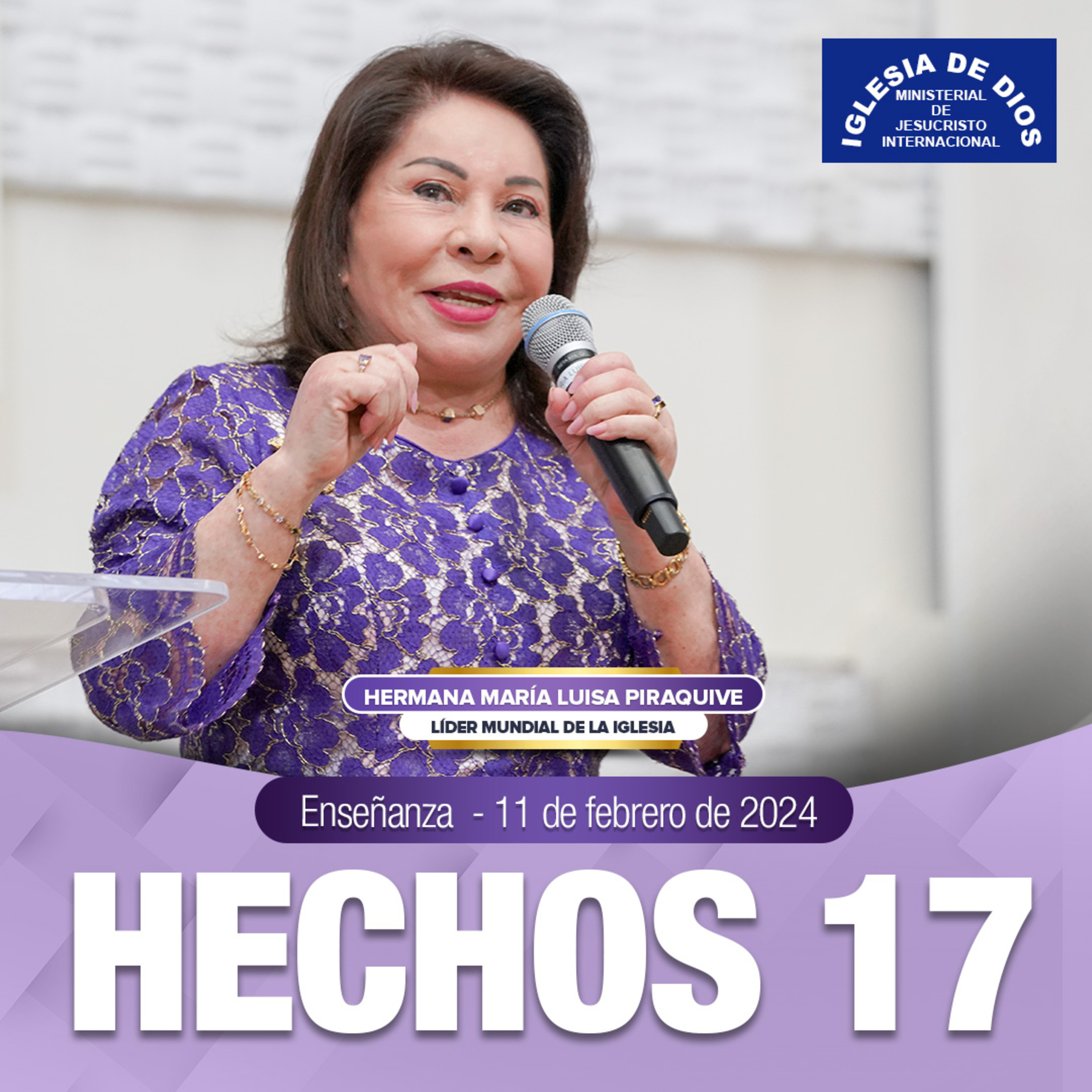 Hechos 17, Hna. María Luisa Piraquive, 11 de febrero de 2024 – IDMJI episode artwork