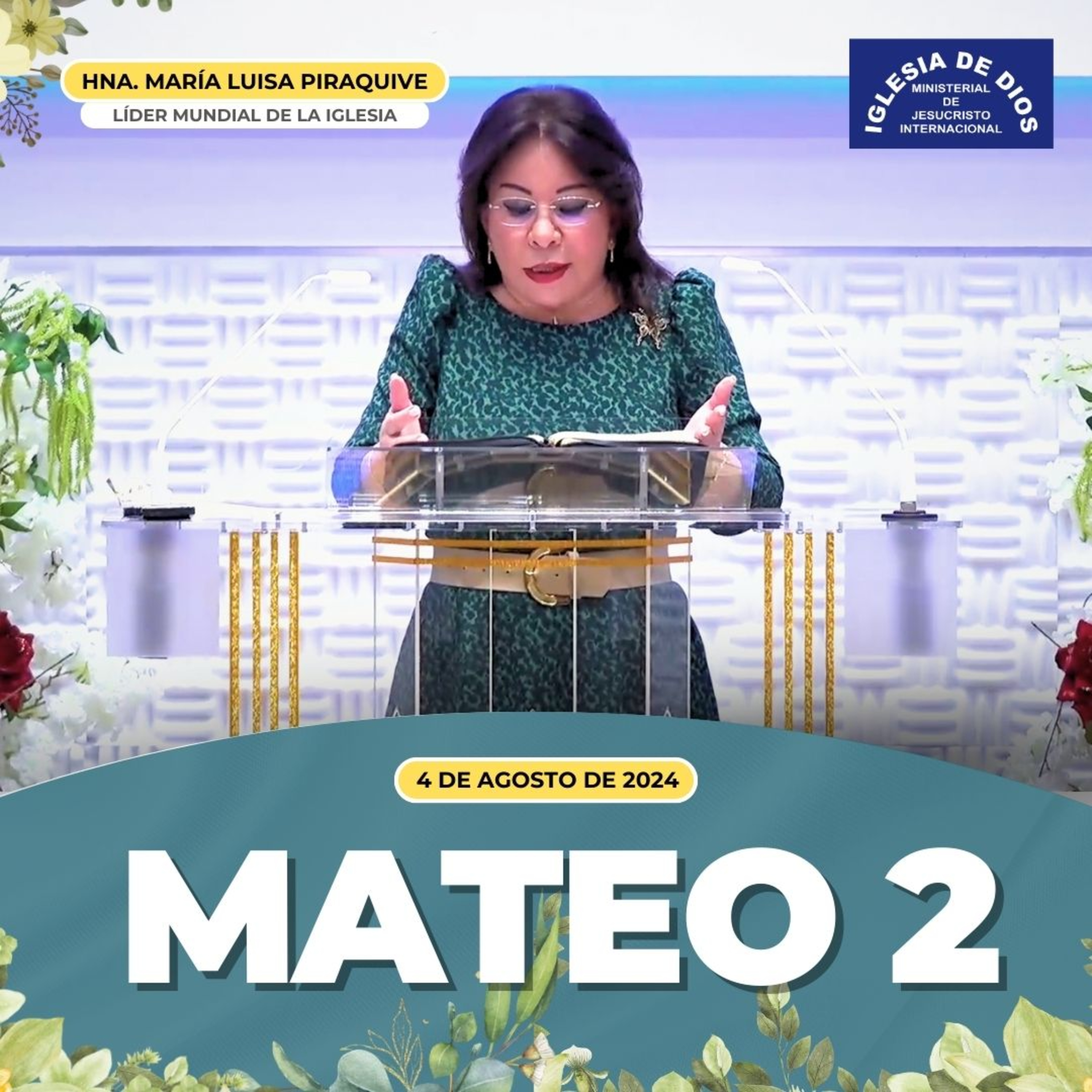 Mateo 2, Hna. María Luisa Piraquive, 4 de agosto de 2024 episode artwork