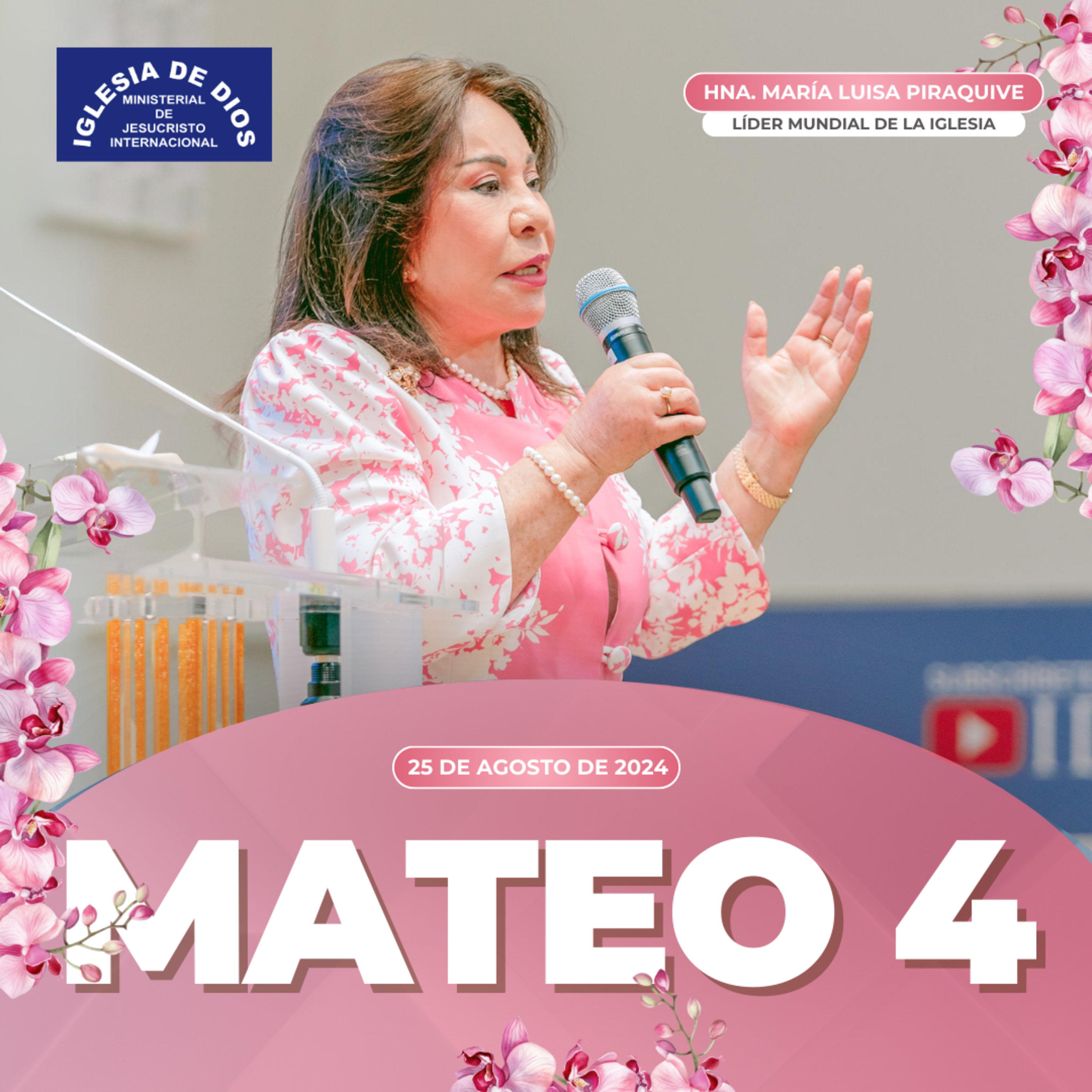 Mateo 4, Hna. María Luisa Piraquive, 25 de agosto de 2024 episode artwork