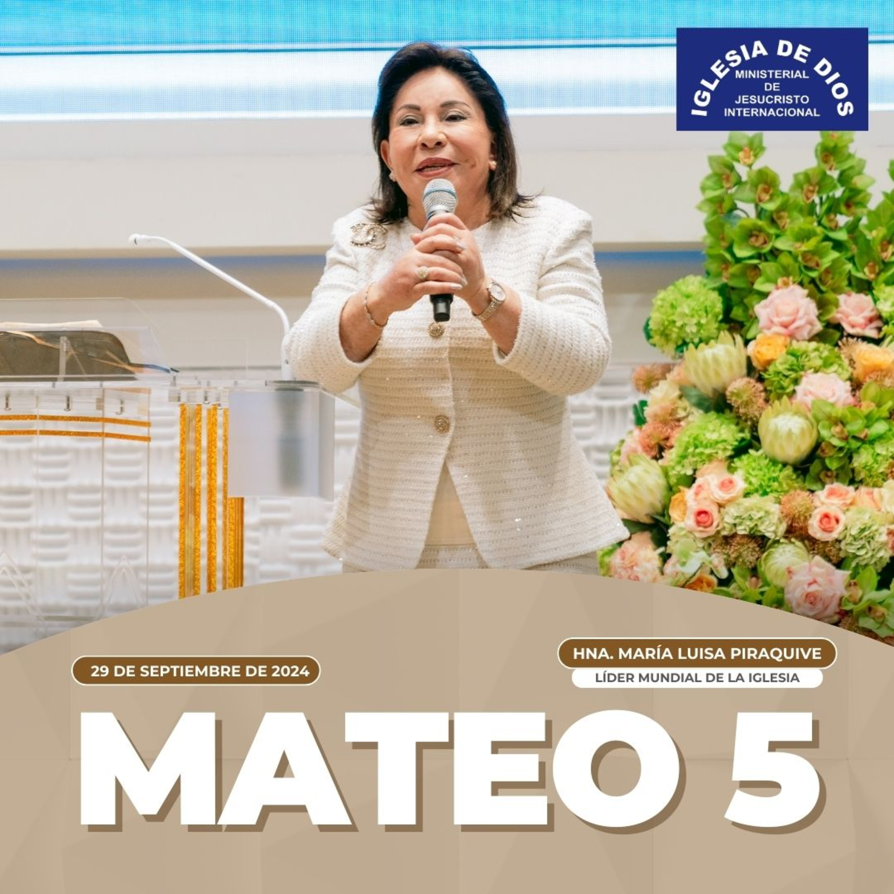 Mateo 5, Hna. María Luisa Piraquive, 29 de septiembre de 2024 episode artwork