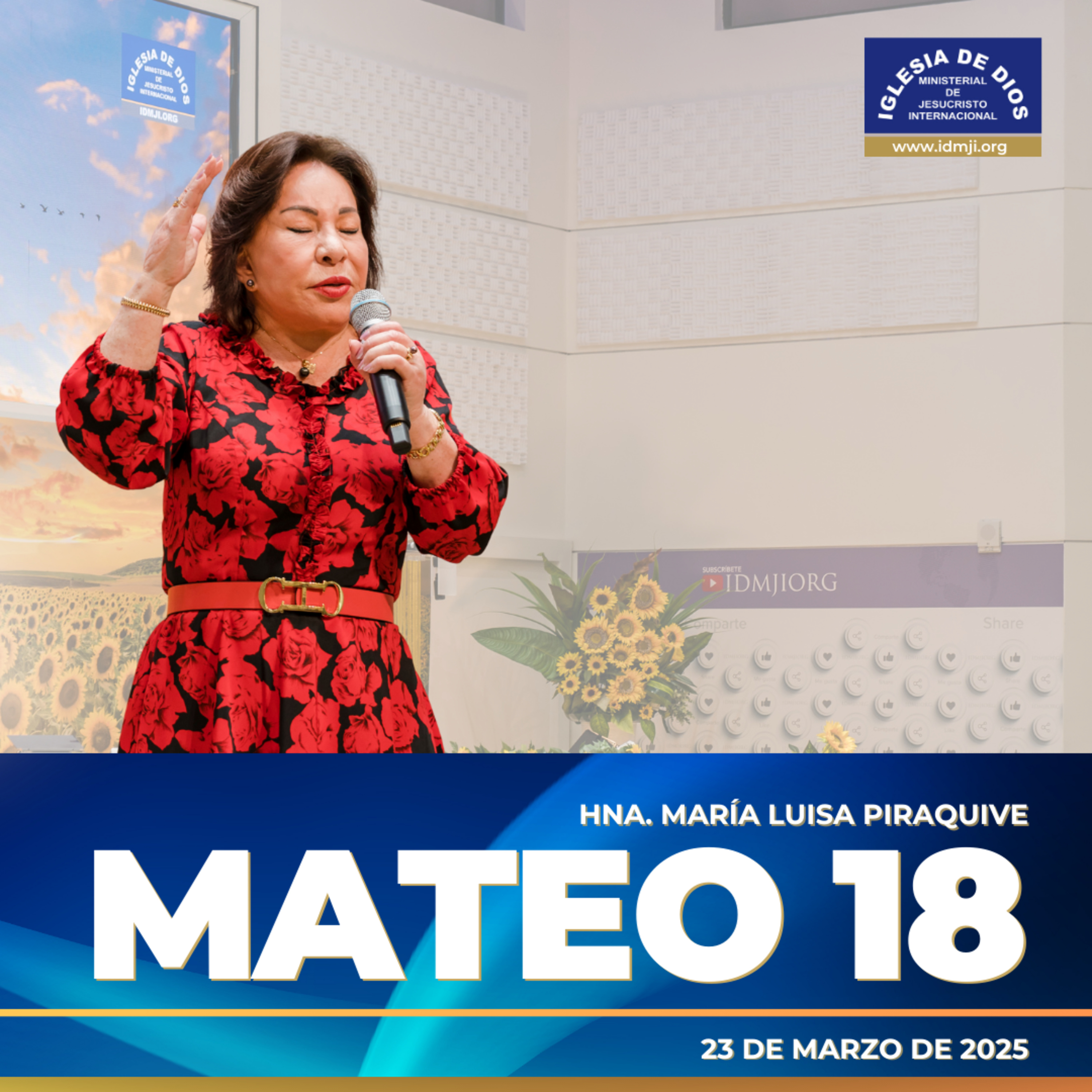 Mateo 18 – Hna. María Luisa Piraquive – 23 marzo 2025 – IDMJI episode artwork