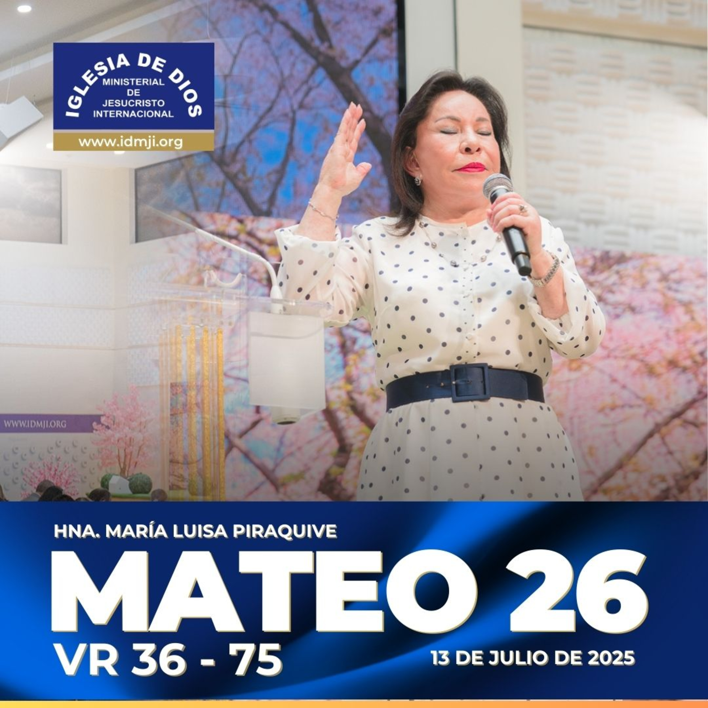 Mateo 26 vr 36 – 75 – Hna. María Luisa Piraquive – 13 de julio de 2025 episode artwork