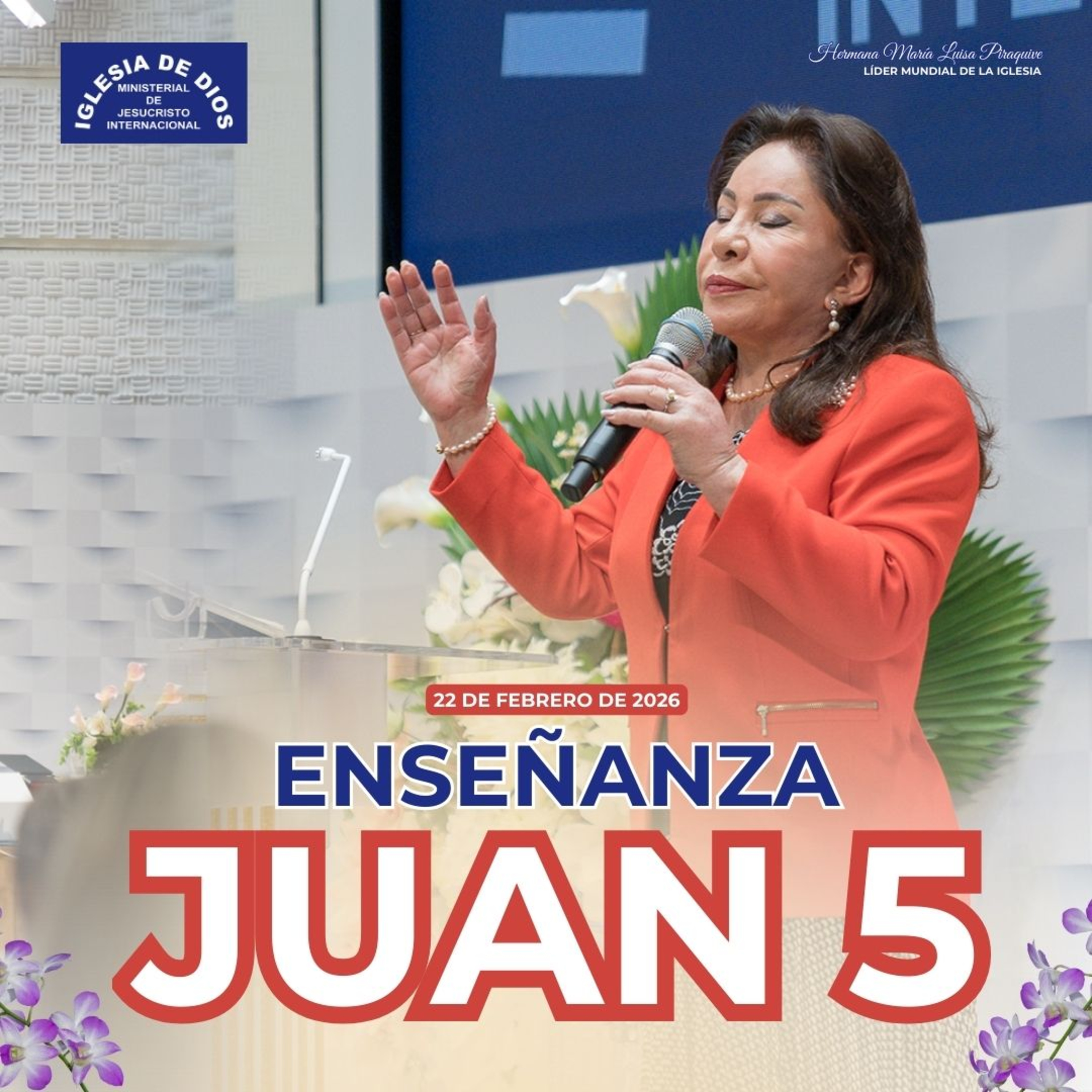 Enseñanza: Juan 5 – Hermana María Luisa Piraquive – 22 de febrero de 2026 episode artwork