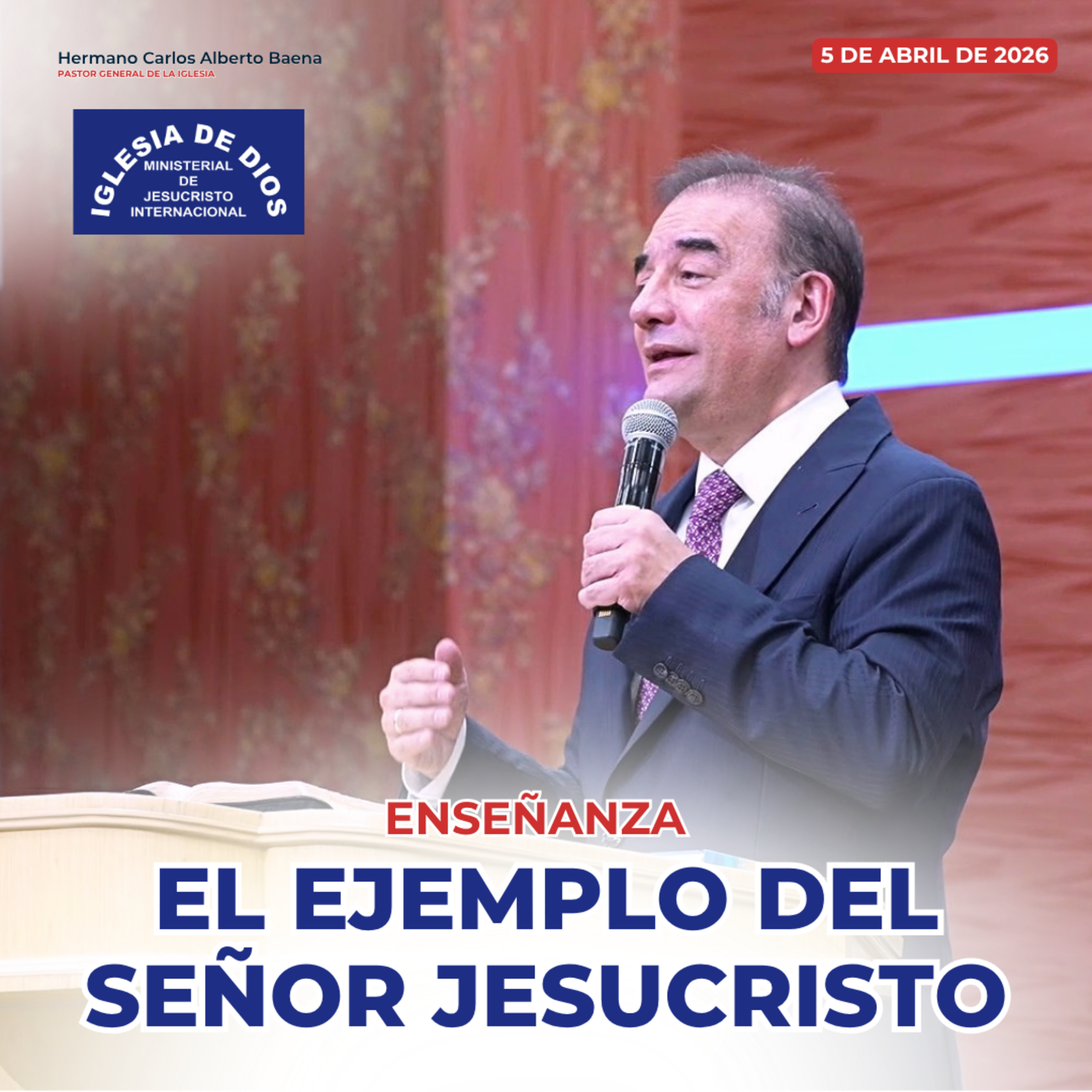 Enseñanza: El ejemplo del Señor Jesucristo – 5 de Abril de 2026 IDMJI episode artwork