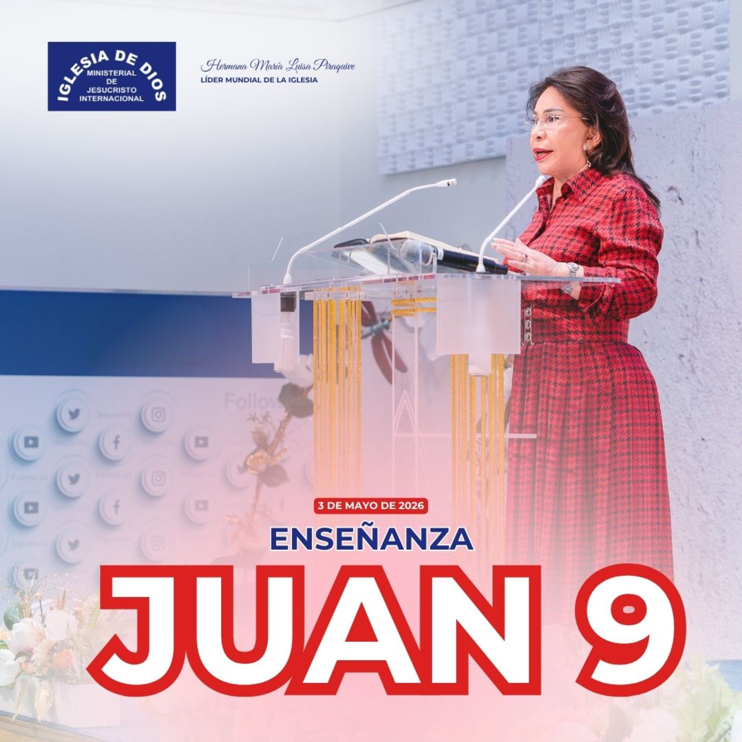 Enseñanza: Juan 9 – Hermana María Luisa Piraquive – 10 de mayo de 2026 – IDMJI episode artwork