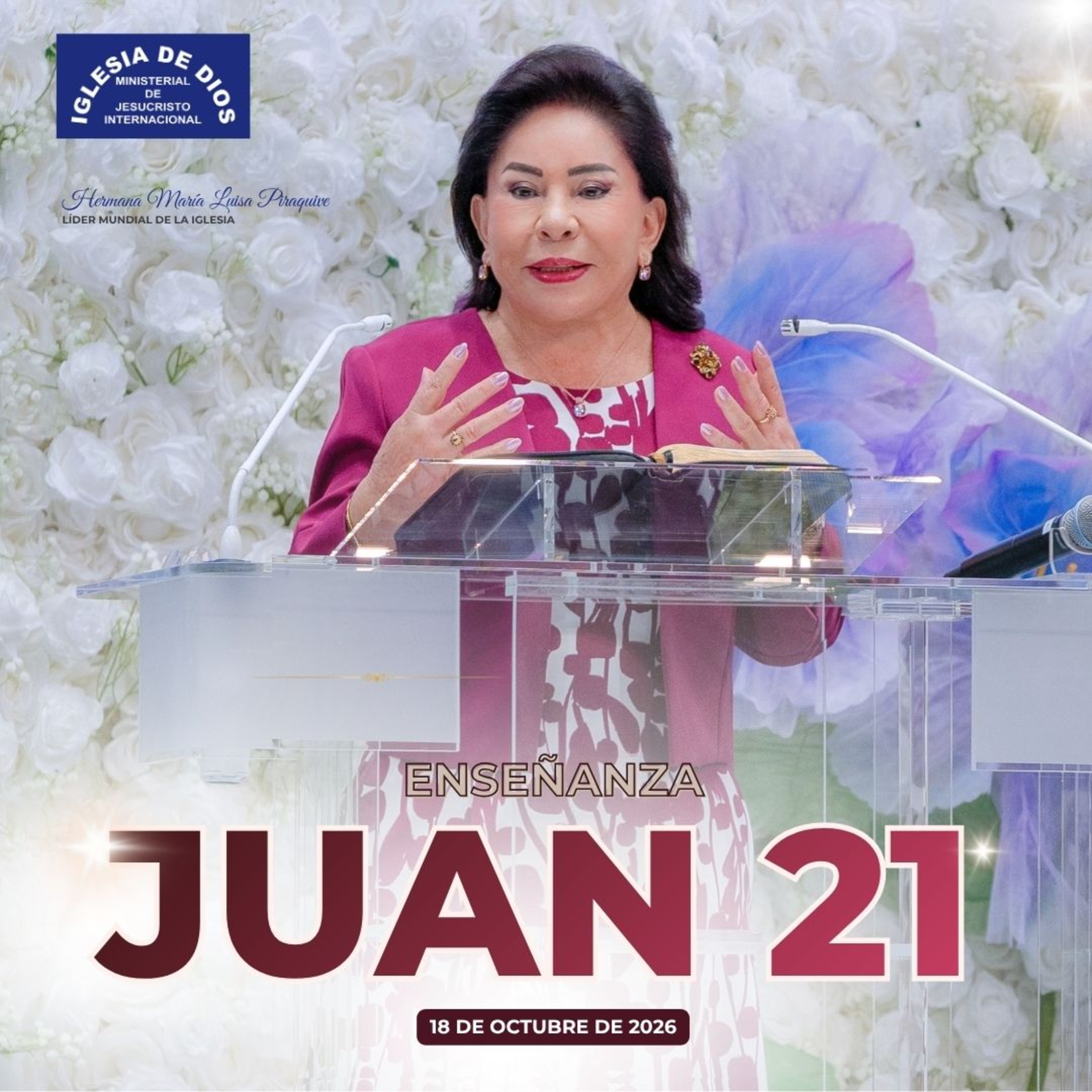 Portada de Enseñanzas: Iglesia de Dios Ministerial de Jesucristo Internacional - IDMJI