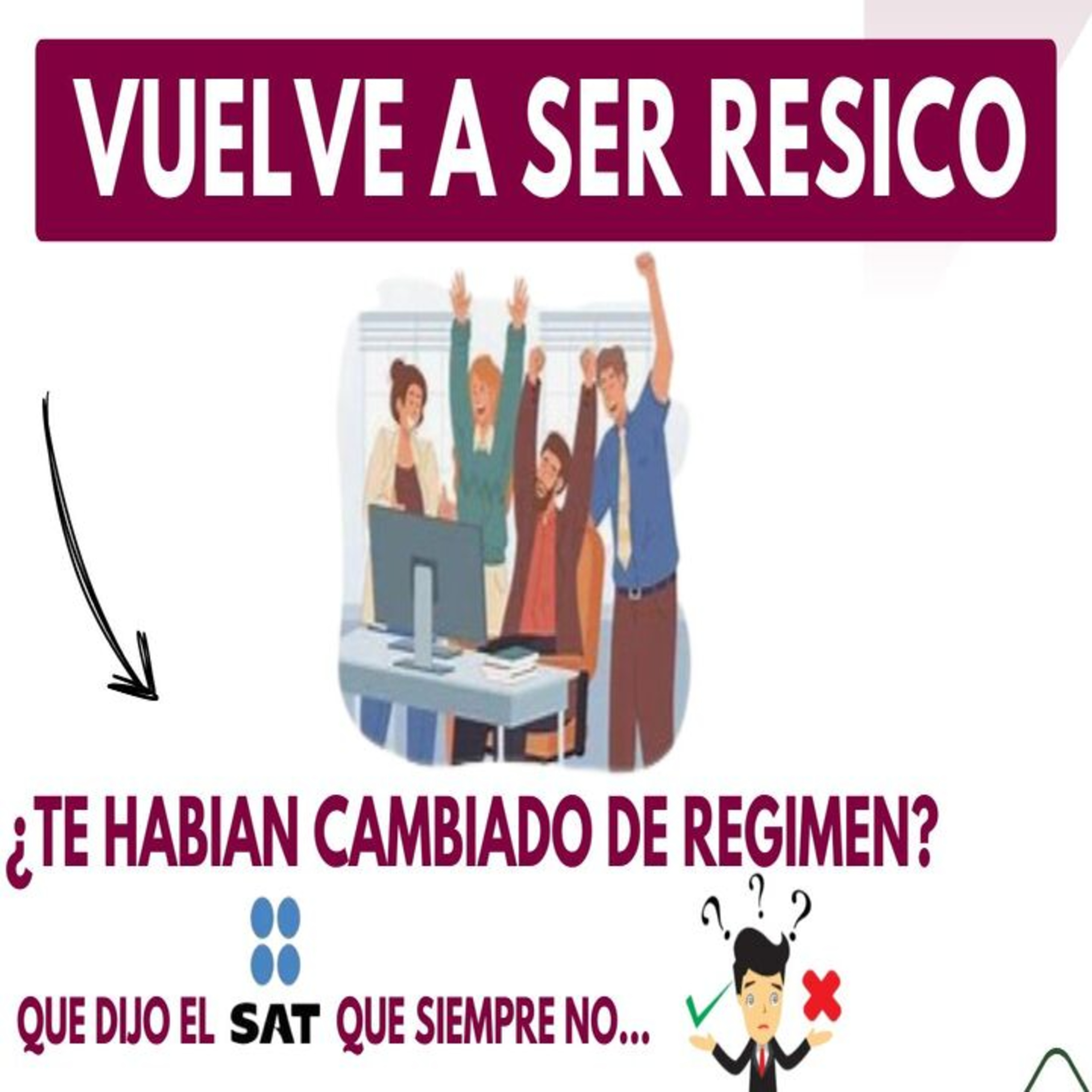 ¿Puedo ser #RESICO de nuevo, si fui sacado por el SAT a actividades empresariales? episode artwork
