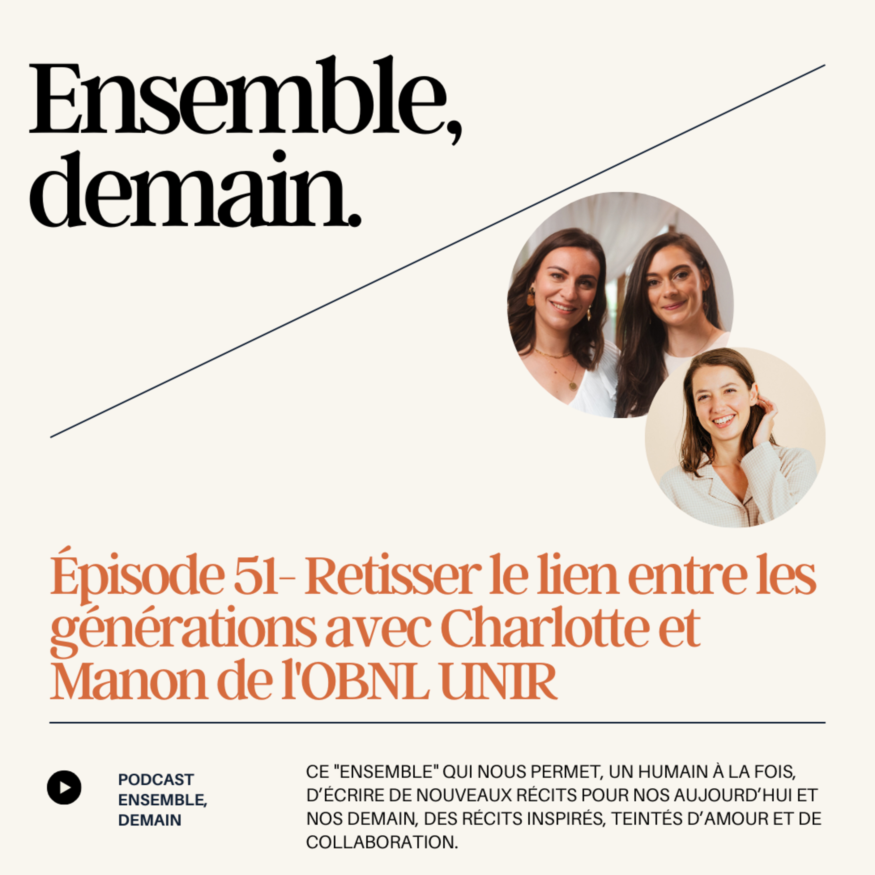 Ensemble, demain