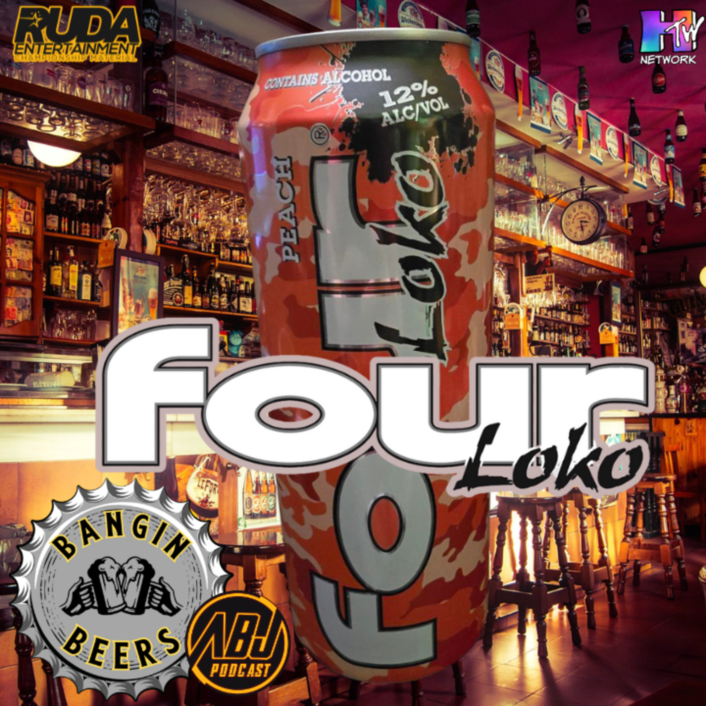 Bangin Beers Four Loco Peach episode artwork