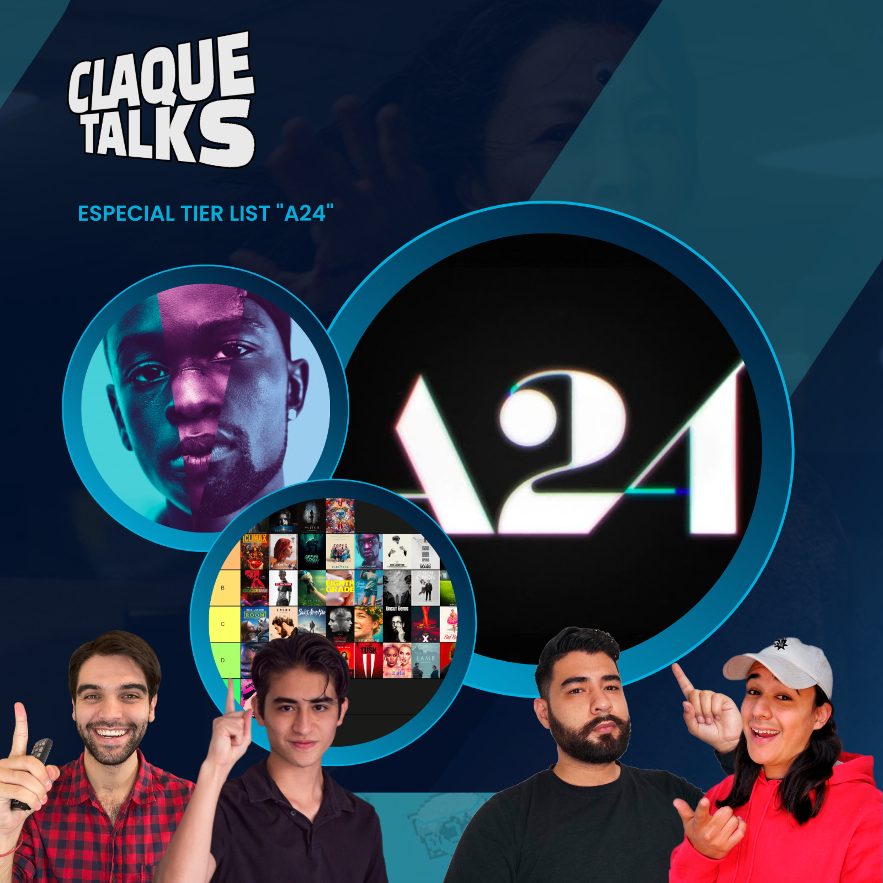 ClaqueTalks - Tier List: A24 episode artwork