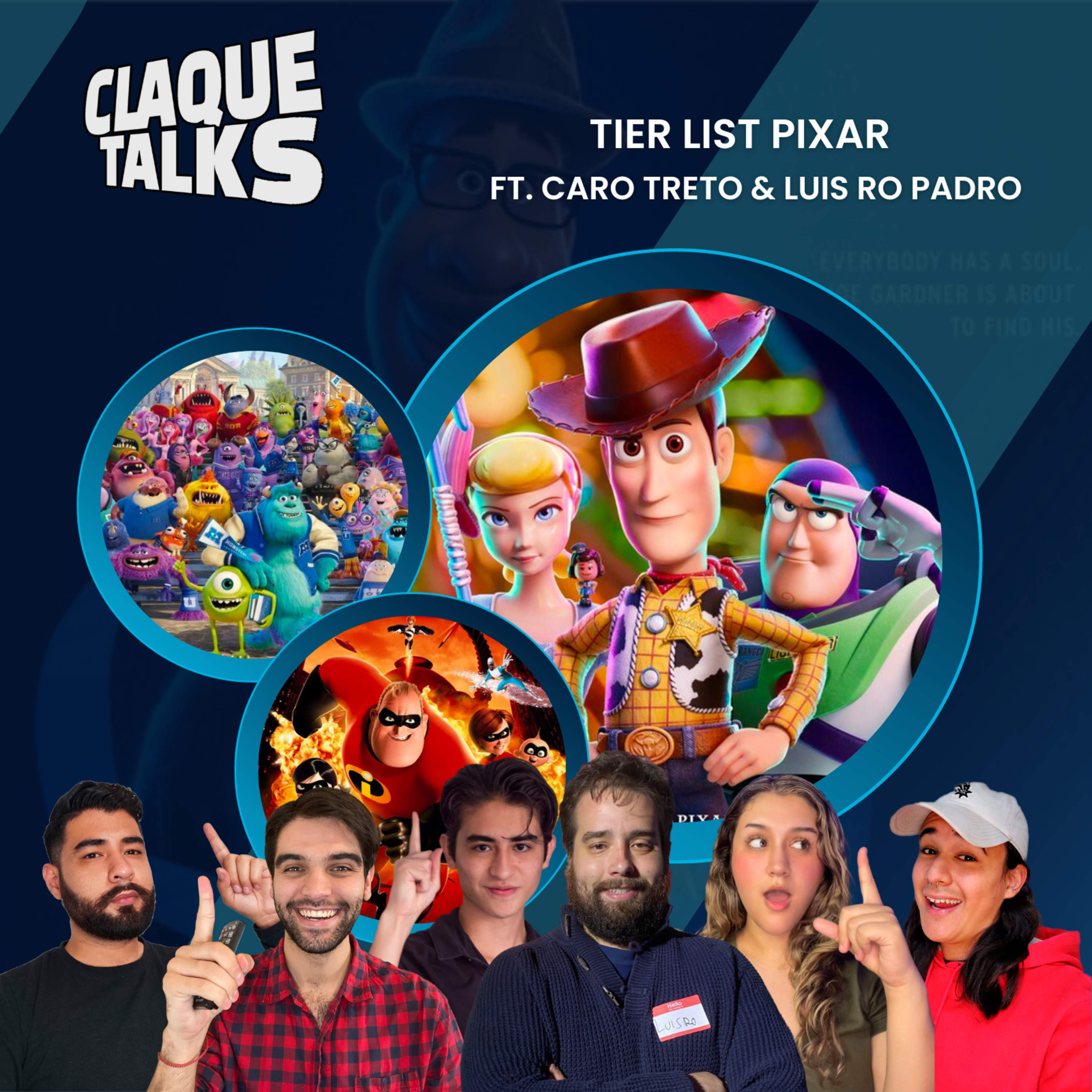 ClaqueTalks 26- Tier List: Pixar episode artwork