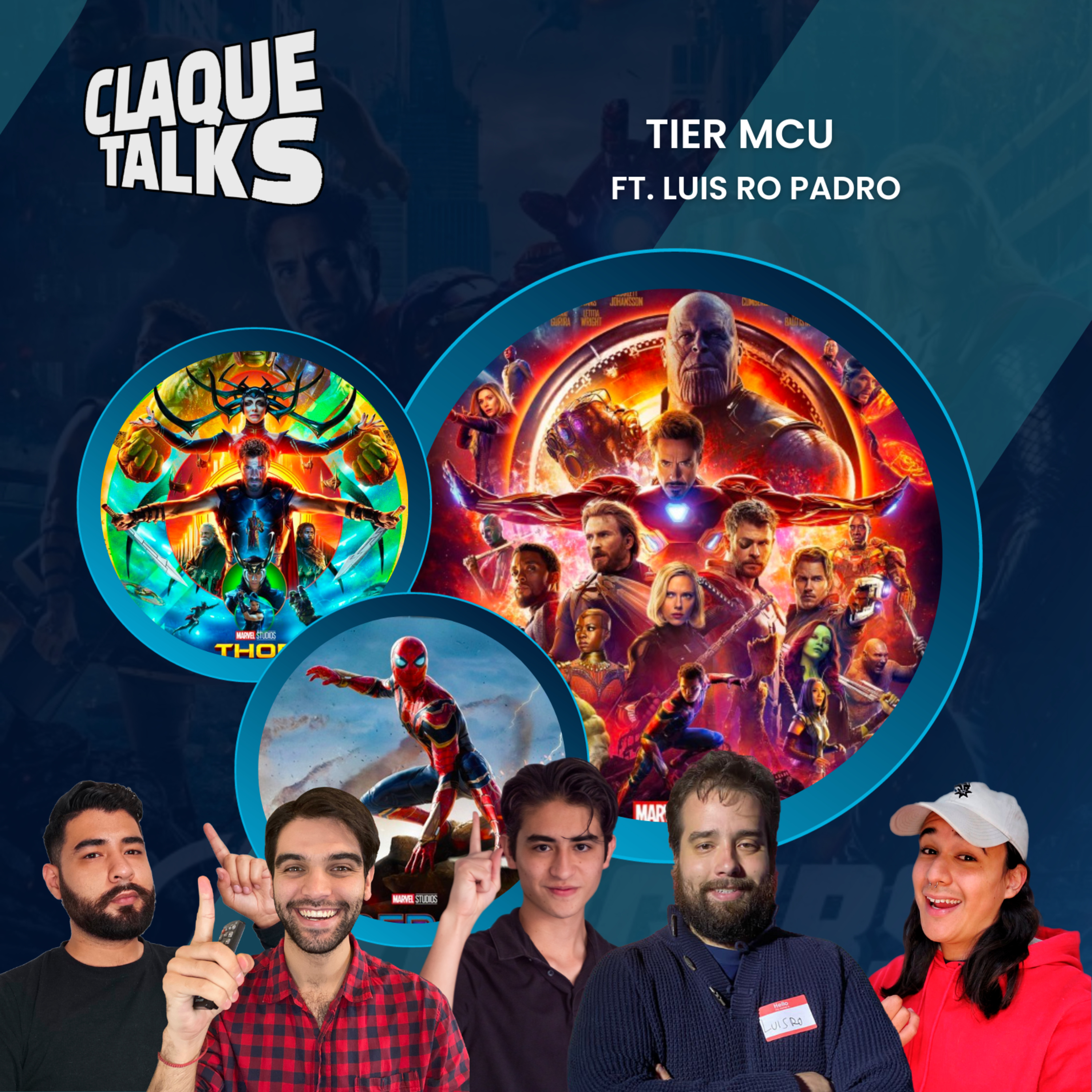 ClaqueTalks 29 - Tier List: Marvel Studios episode artwork