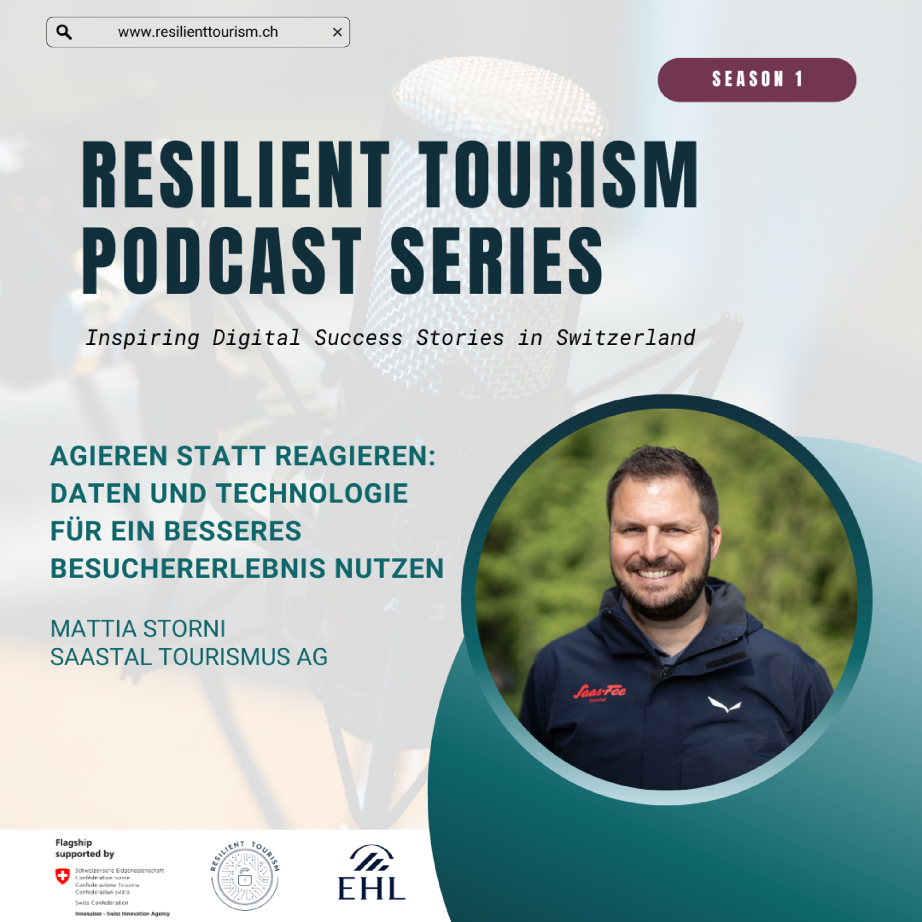 Agieren statt Reagieren: Daten und Technologie für ein besseres Besuchererlebnis nutzen (Erfolgsgeschichten von Saas-Fee) - Mattia Storni (Saastal Tourismus)