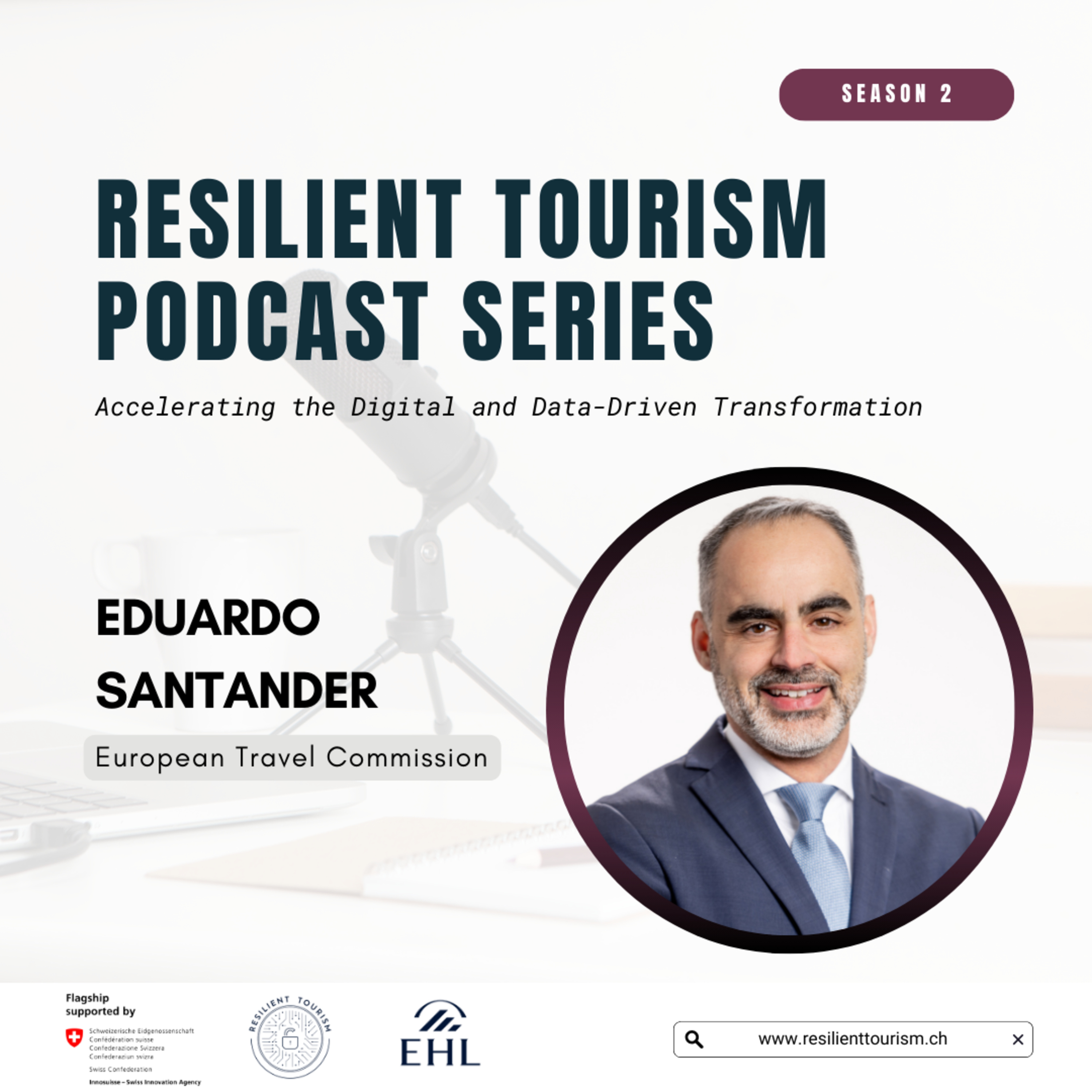 Harnessing Data and Digital Innovations for a Sustainable Future in European Destinations (with Eduardo Santander) episode artwork