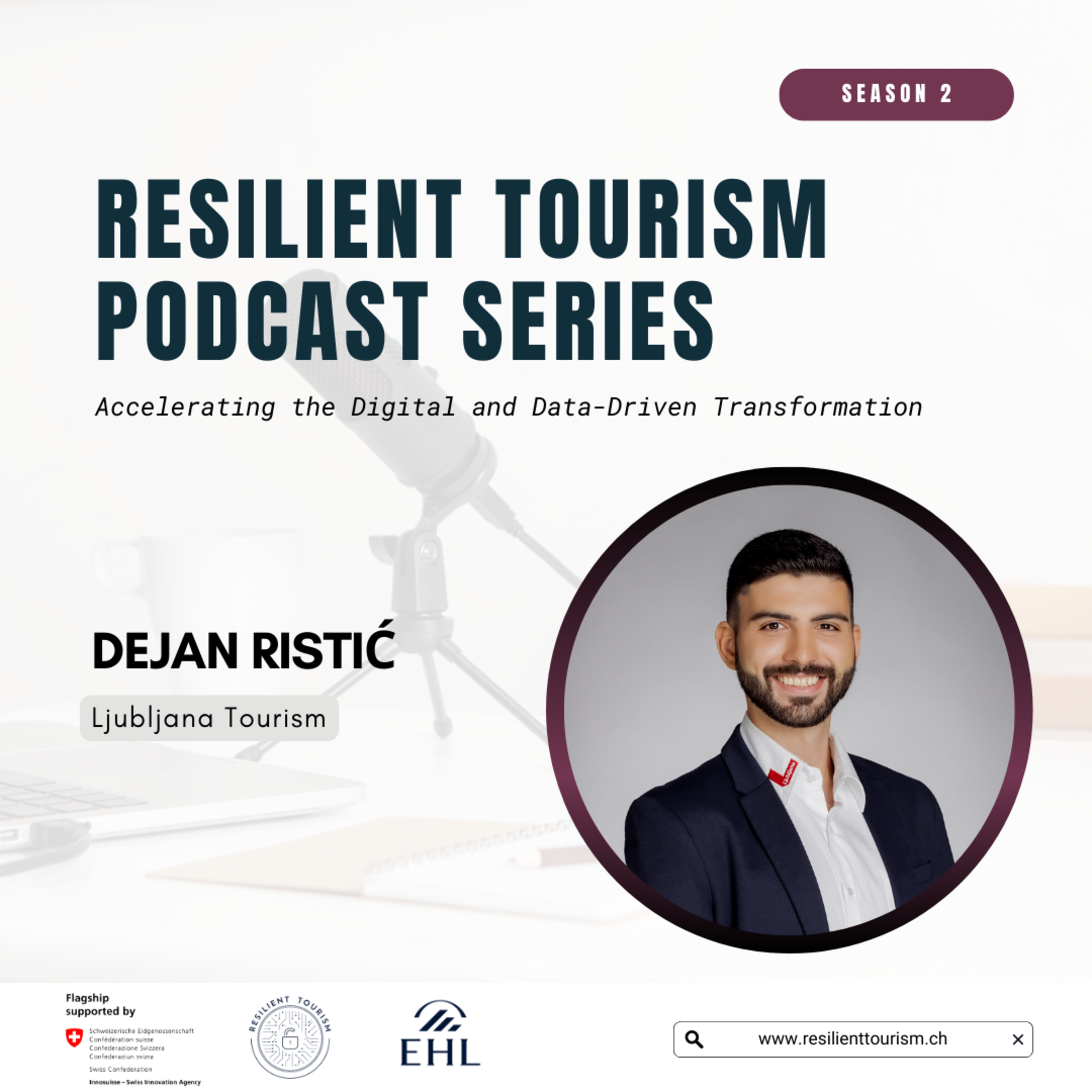 Ljubljana Tourism's Secrets: Shaping a Smart and Sustainable Destination (with Dejan Ristić⁠) episode artwork