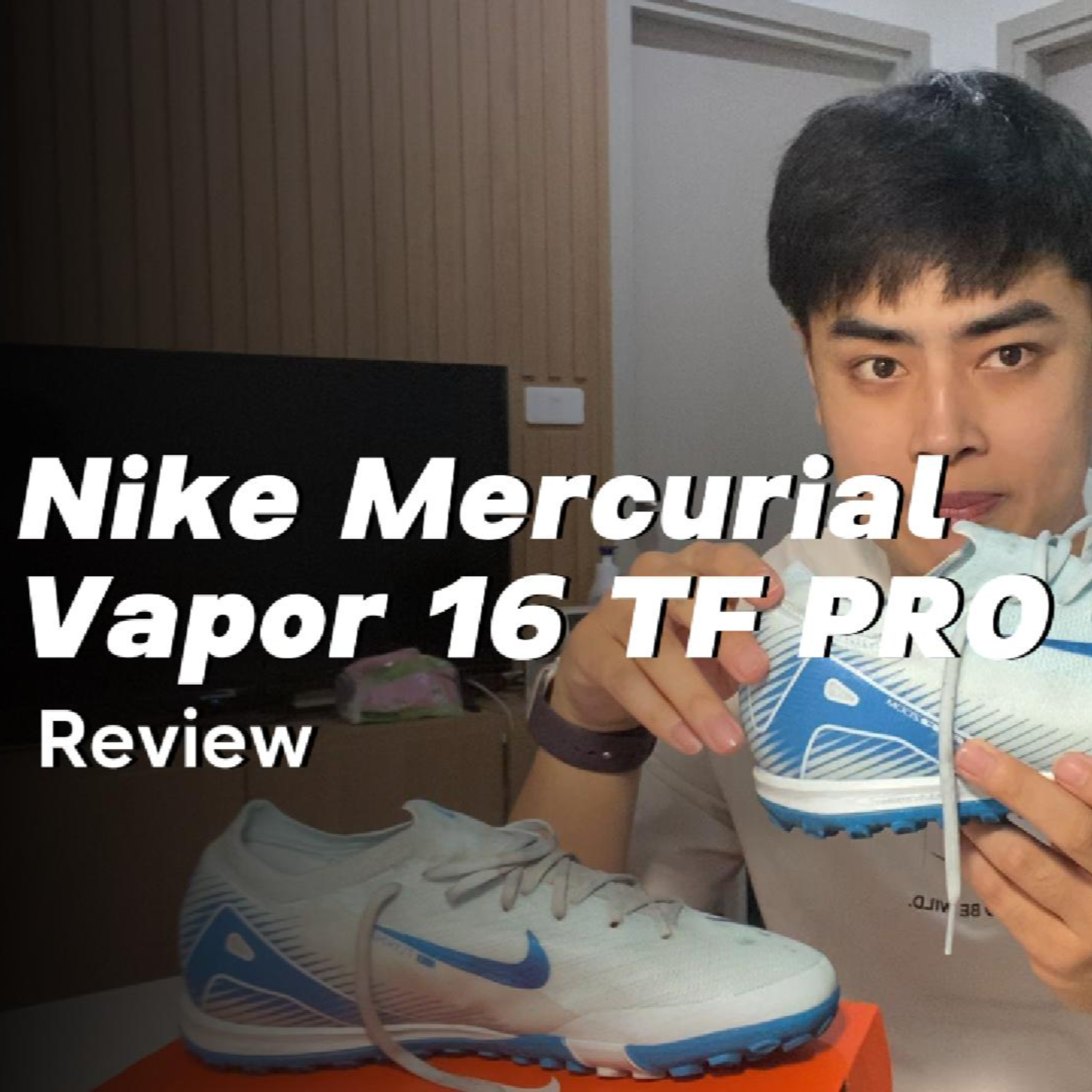 รีวิวสตั๊ดร้อยปุ่ม Nike Mercurial Vapor 16 TF PRO