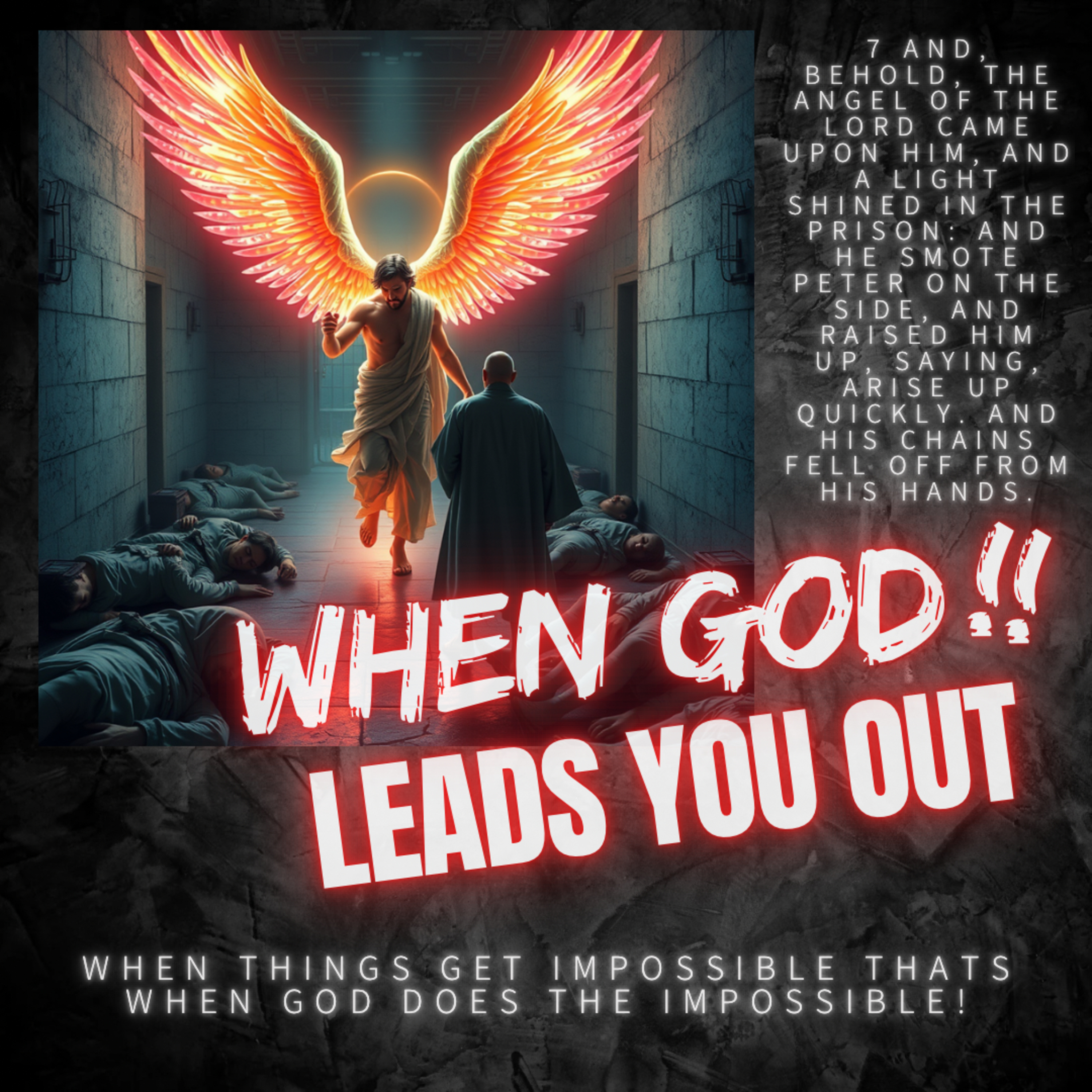 When God!! Leads You Out! Acts 12: 5-7