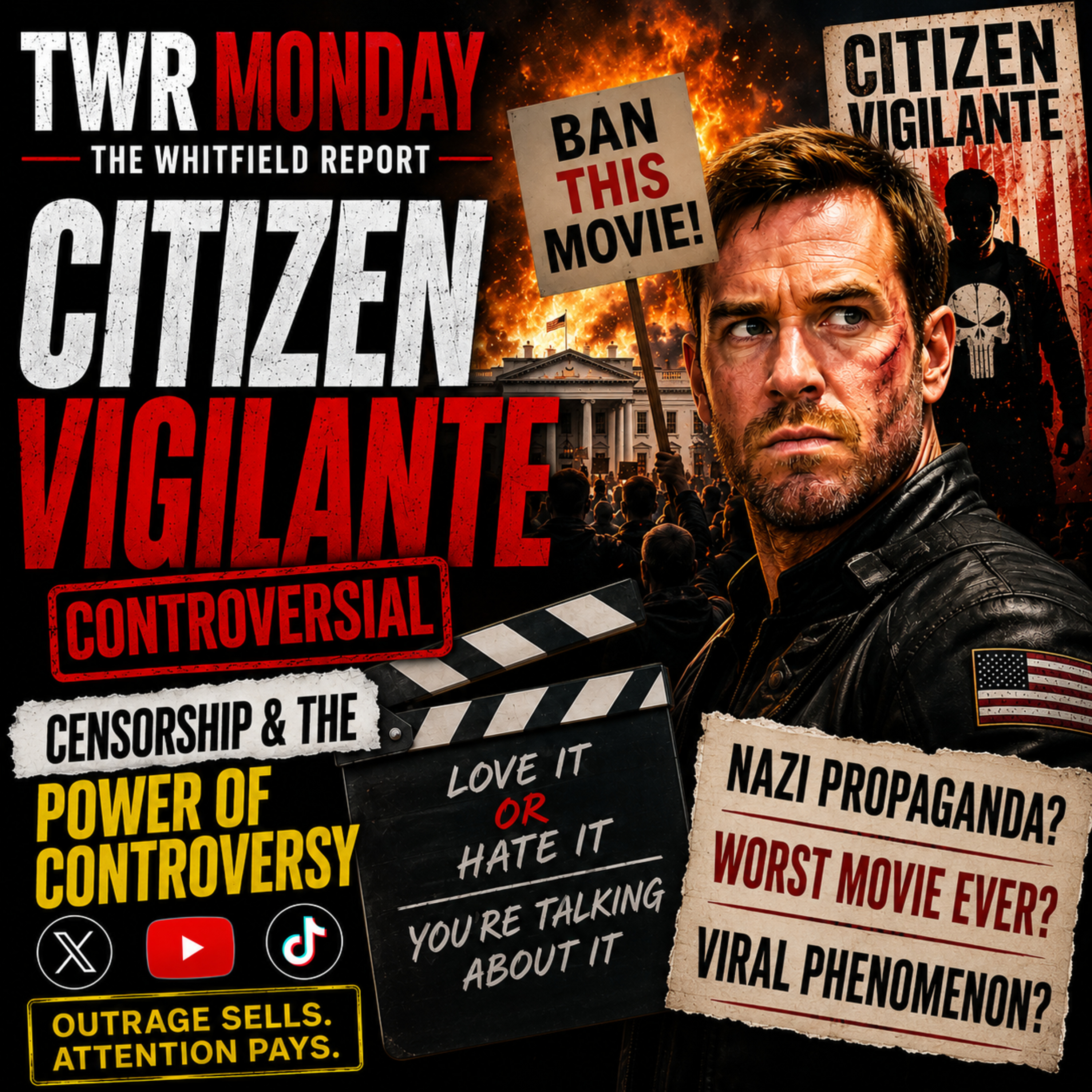TWR Monday | Citizen Vigilante, Censorship & the Power of Controversy episode artwork