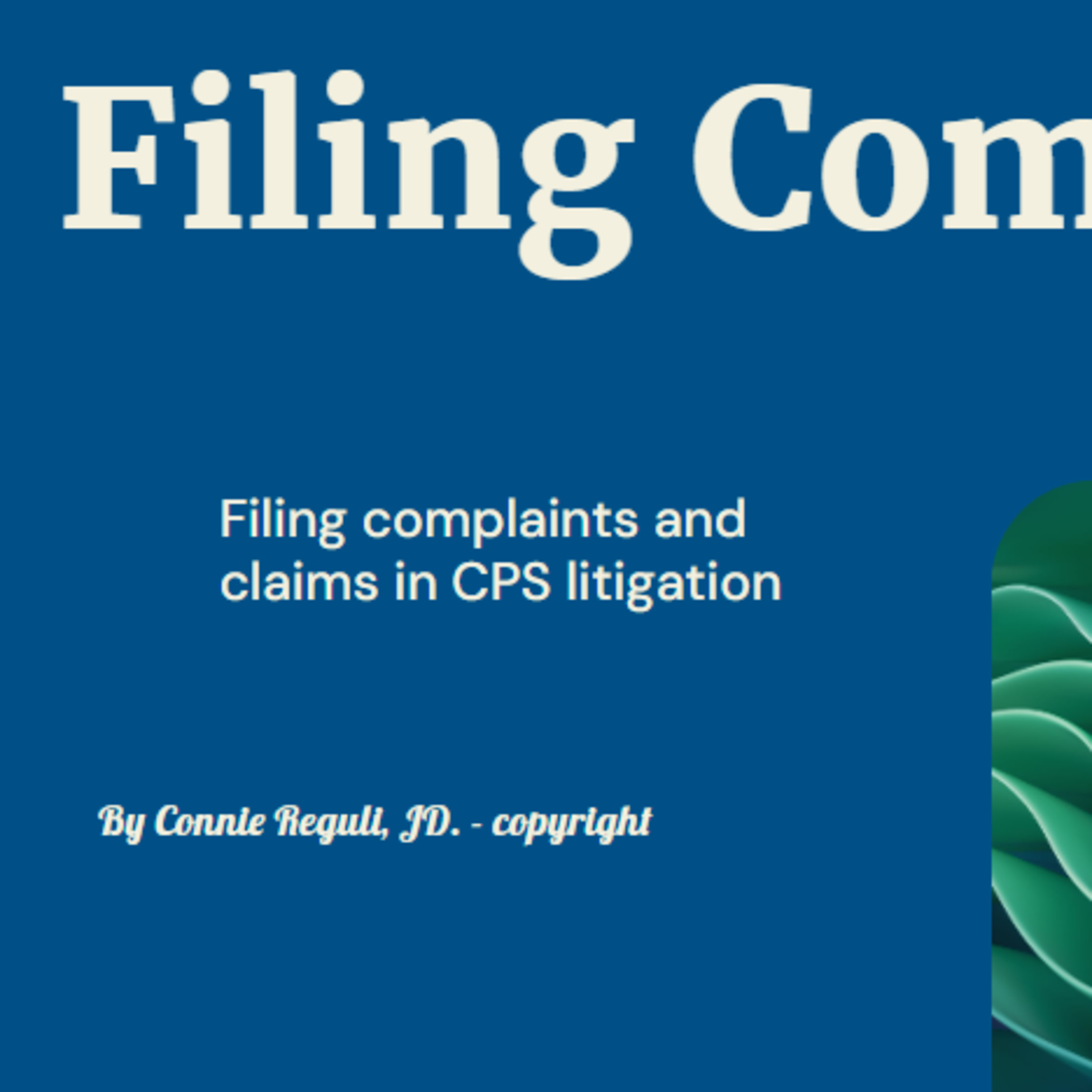 FFP Training 10 - Filing Complaints episode artwork