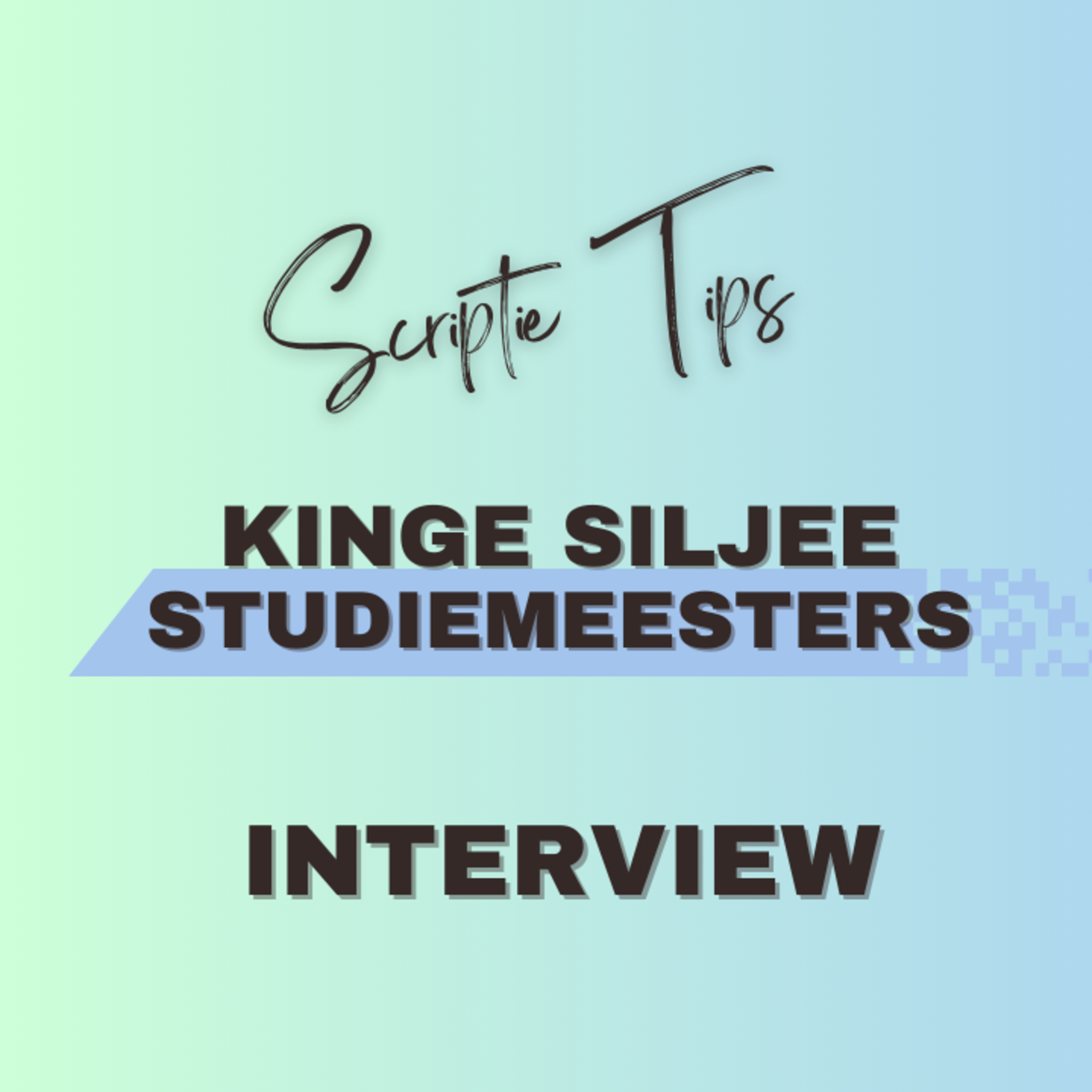 Scriptie Tips